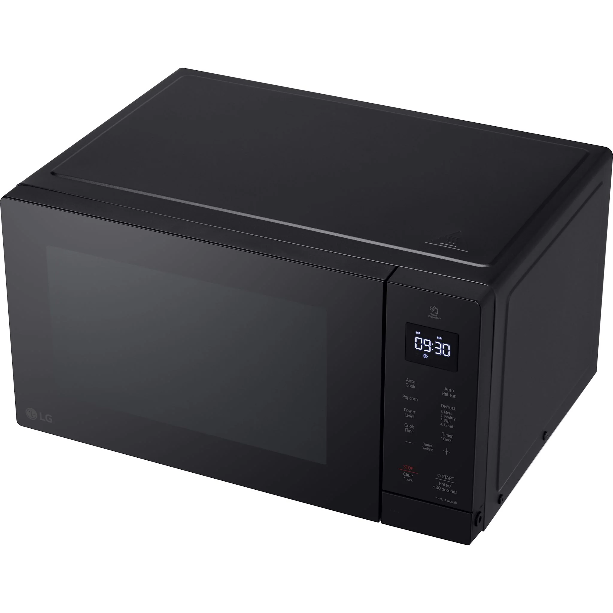 LG 1.1 cu. ft. Countertop Microwave with EasyClean® Interior - BLACK (MSER1130B) - Image 3