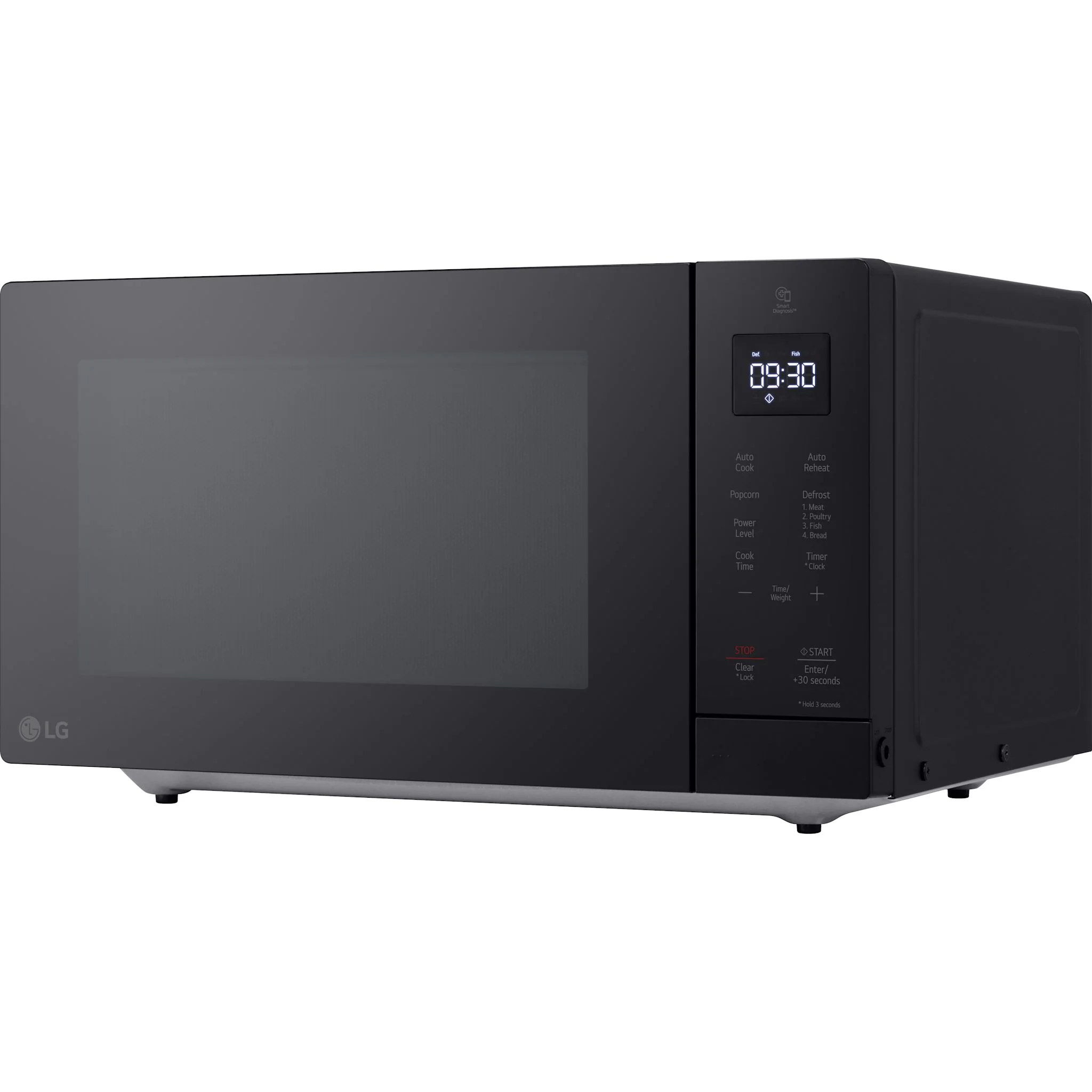 LG 1.1 cu. ft. Countertop Microwave with EasyClean® Interior - BLACK (MSER1130B) - Image 7