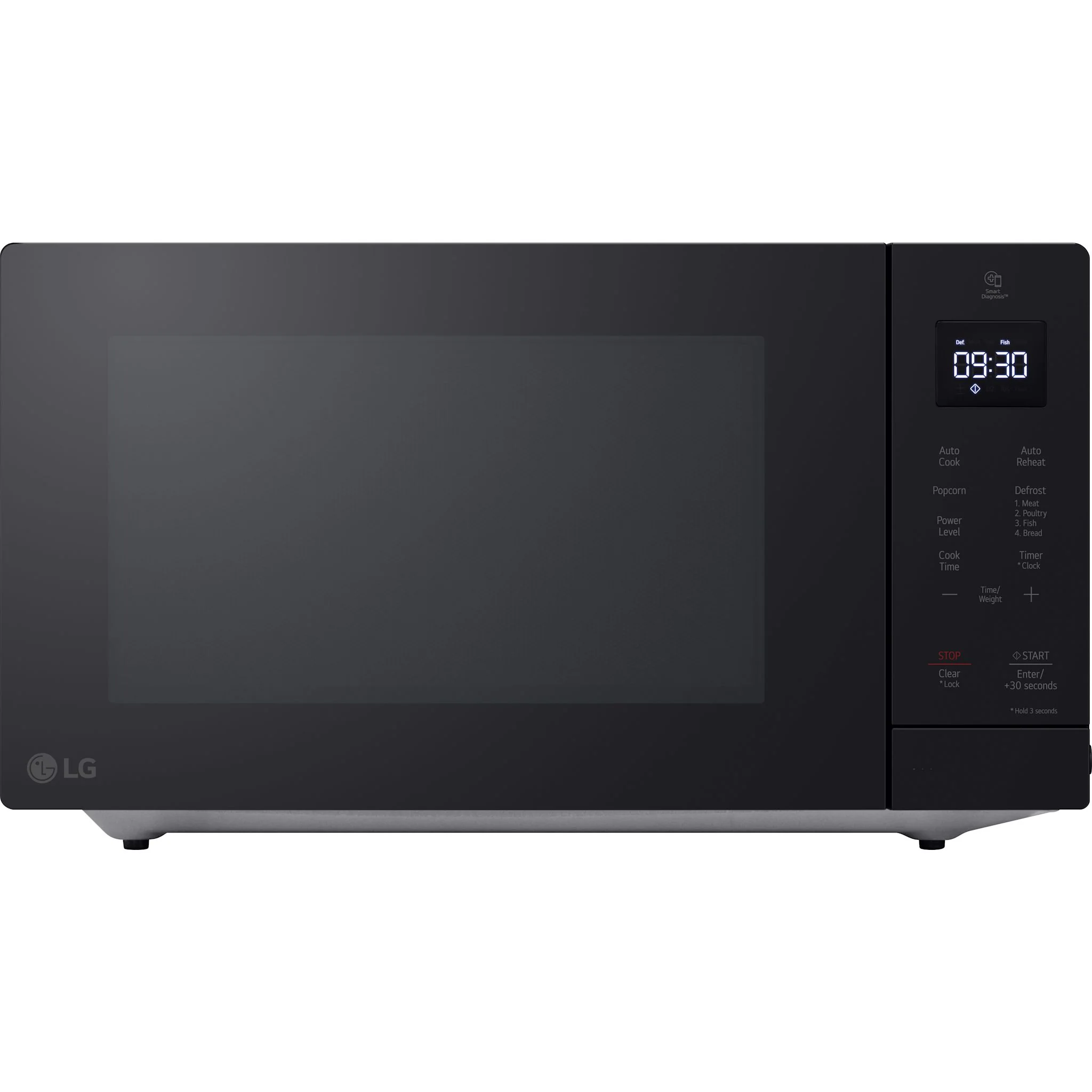 LG 1.1 cu. ft. Countertop Microwave with EasyClean® Interior - BLACK (MSER1130B) - Image 8