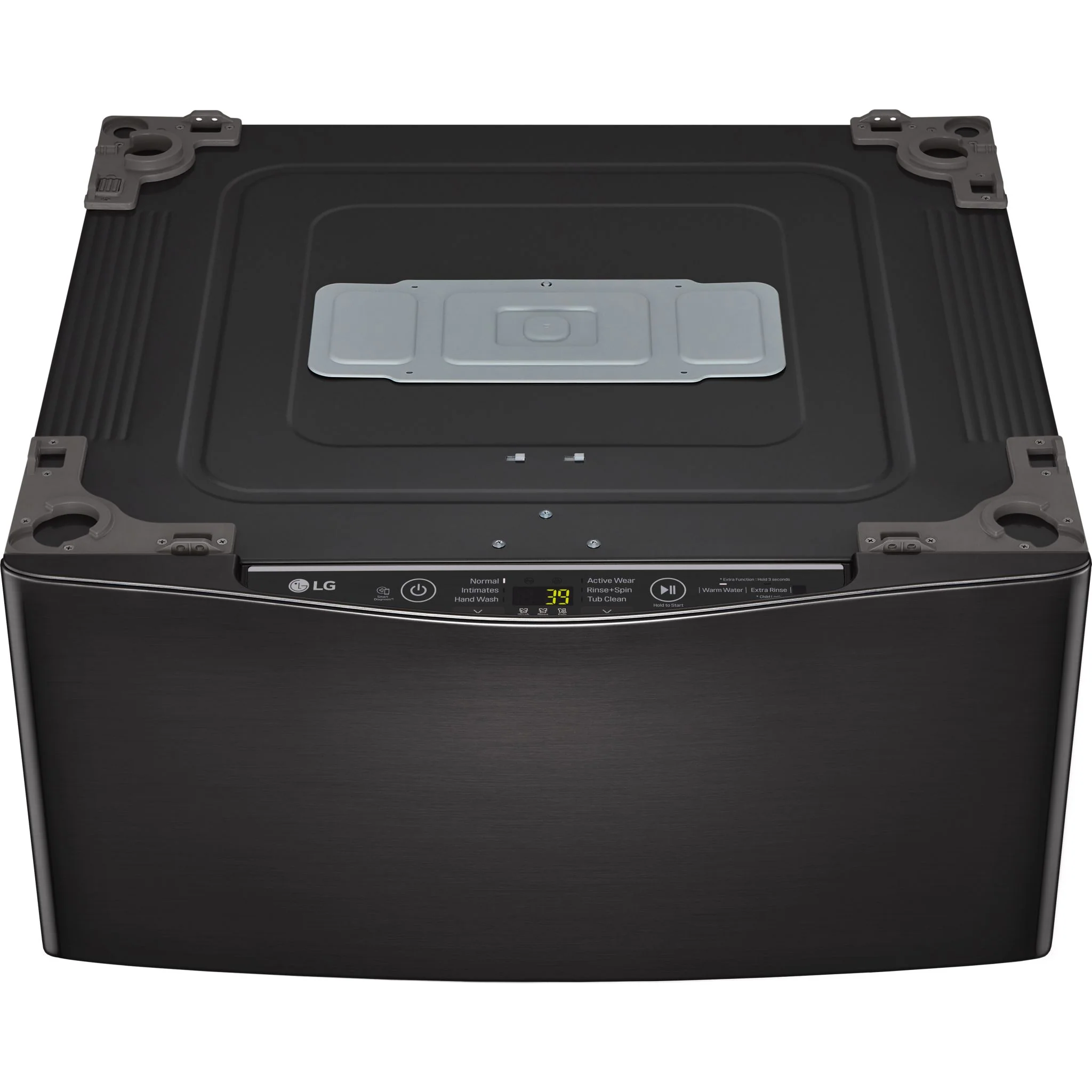 LG 1.1.cu.ft. TWINWash™ Pedestal Washer - Black (WD200CB) - Image 10