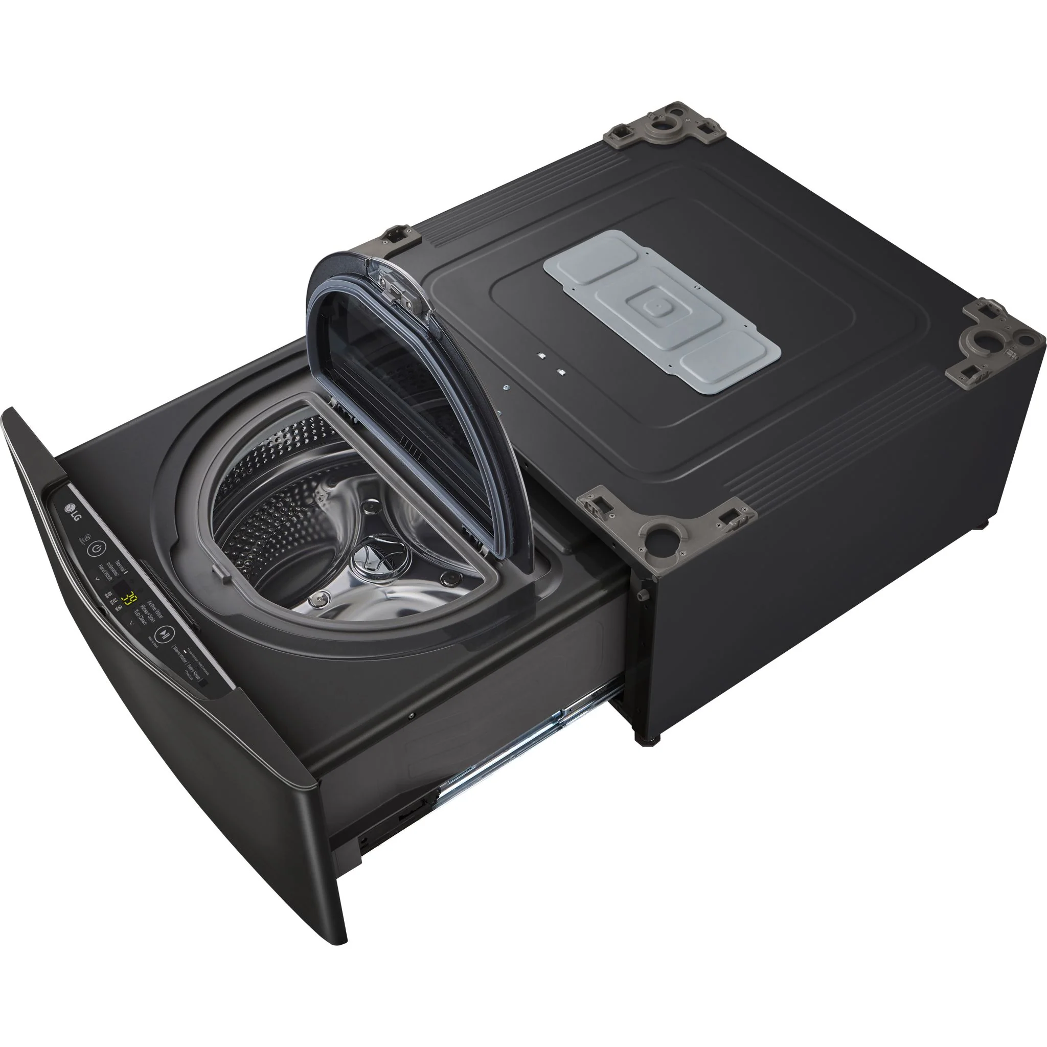 LG 1.1.cu.ft. TWINWash™ Pedestal Washer - Black (WD200CB) - Image 6