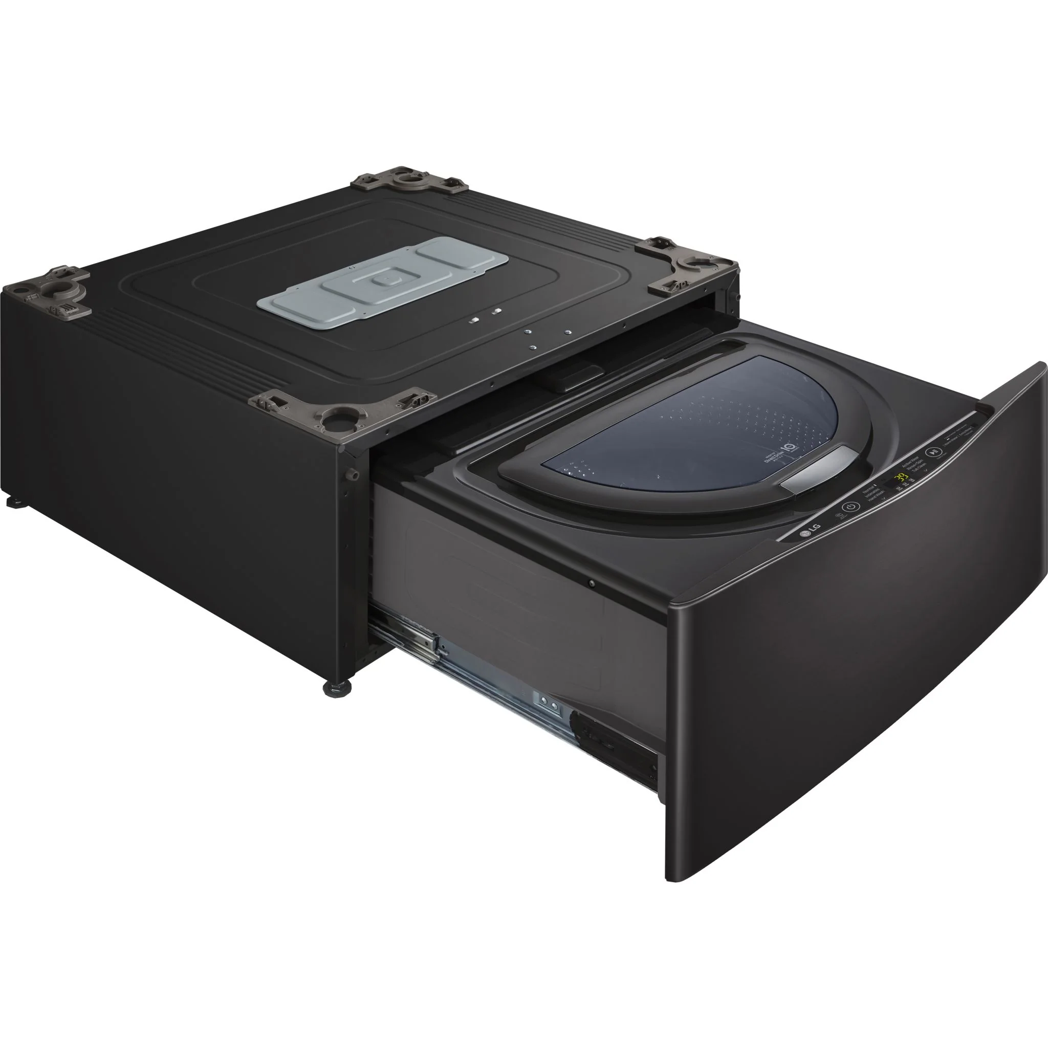 LG 1.1.cu.ft. TWINWash™ Pedestal Washer - Black (WD200CB) - Image 9