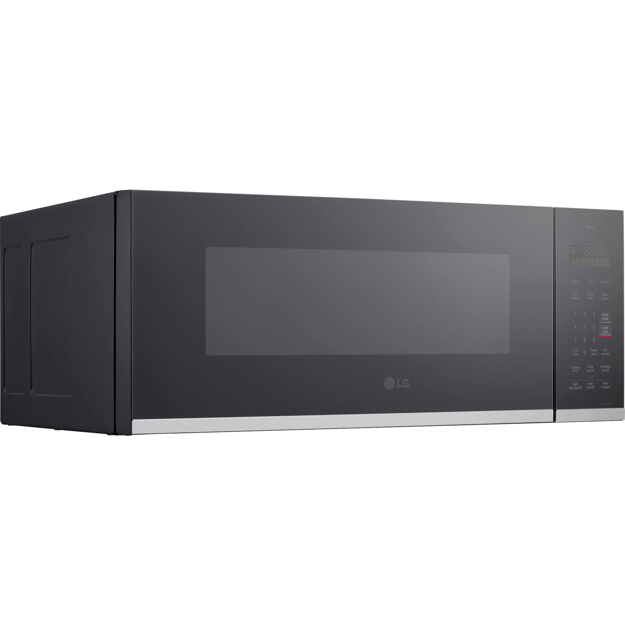 LG 1.3 cu. ft. Smart Low Profile Over-the-Range Microwave Oven - Stainless (MVEF1323F) - Image 2