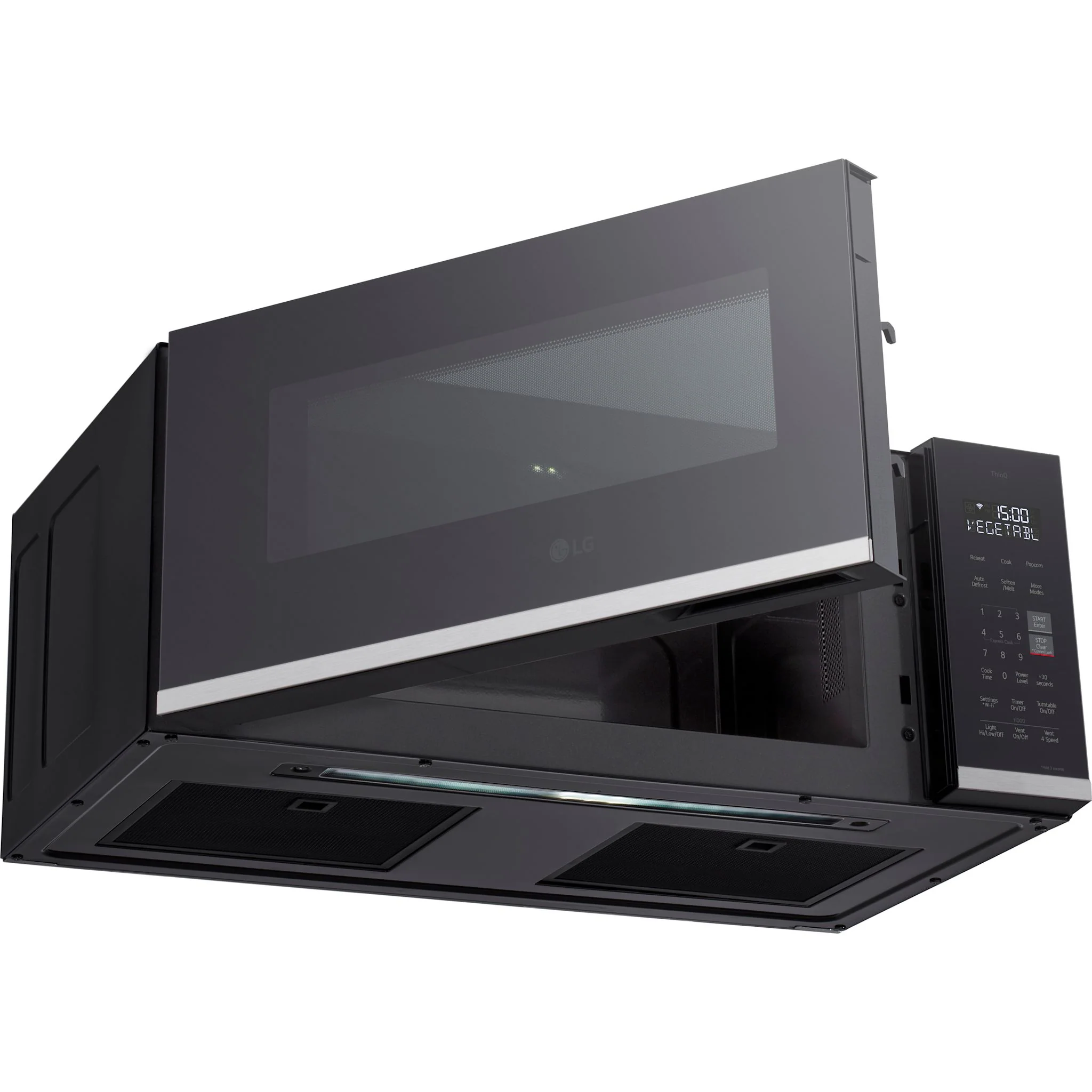 LG 1.3 cu. ft. Smart Low Profile Over-the-Range Microwave Oven - Stainless (MVEF1323F) - Image 7