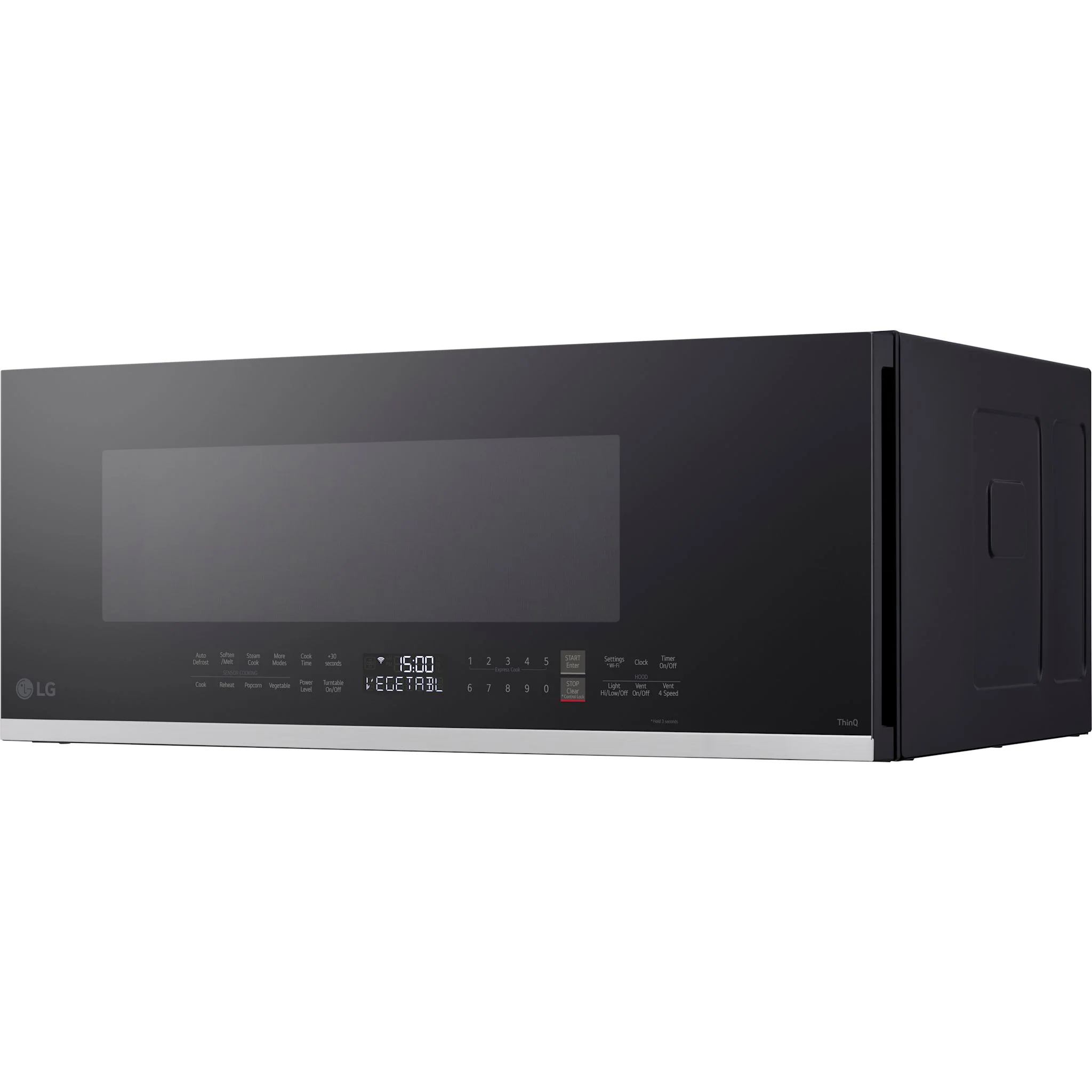 LG 1.3 cu. ft. Smart Low Profile Over-the-Range Microwave Oven with Sensor Cook - Stainless (MVEF1337F) - Image 2