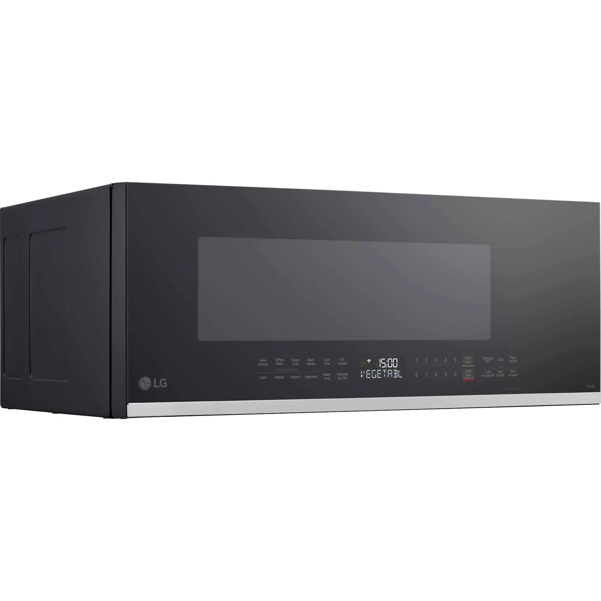 LG 1.3 cu. ft. Smart Low Profile Over-the-Range Microwave Oven with Sensor Cook - Stainless (MVEF1337F) - Image 7