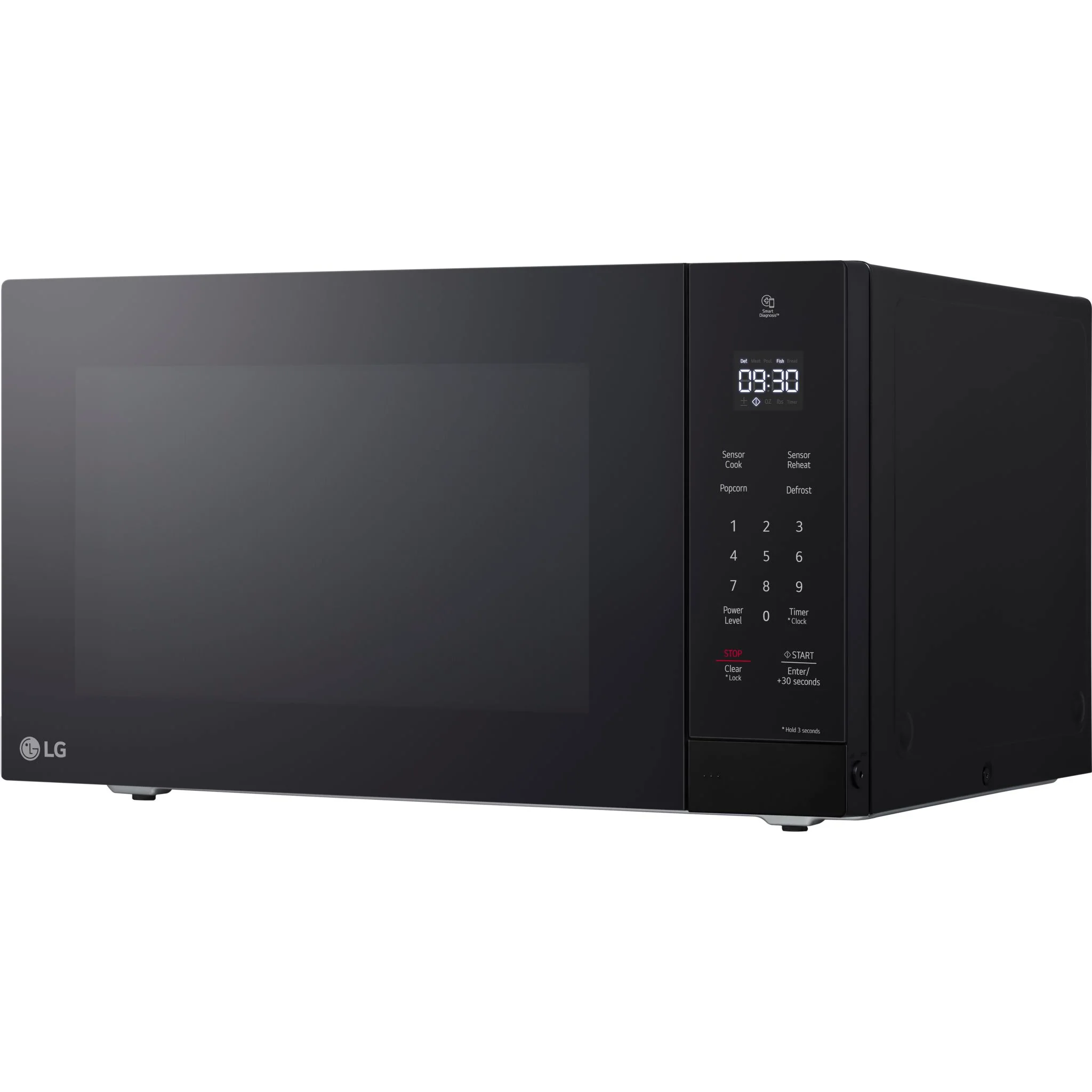 LG 1.5 cu. ft. NeoChef™ Countertop Microwave - Stainless Steel - BLACK (MSER1590B) - Image 3