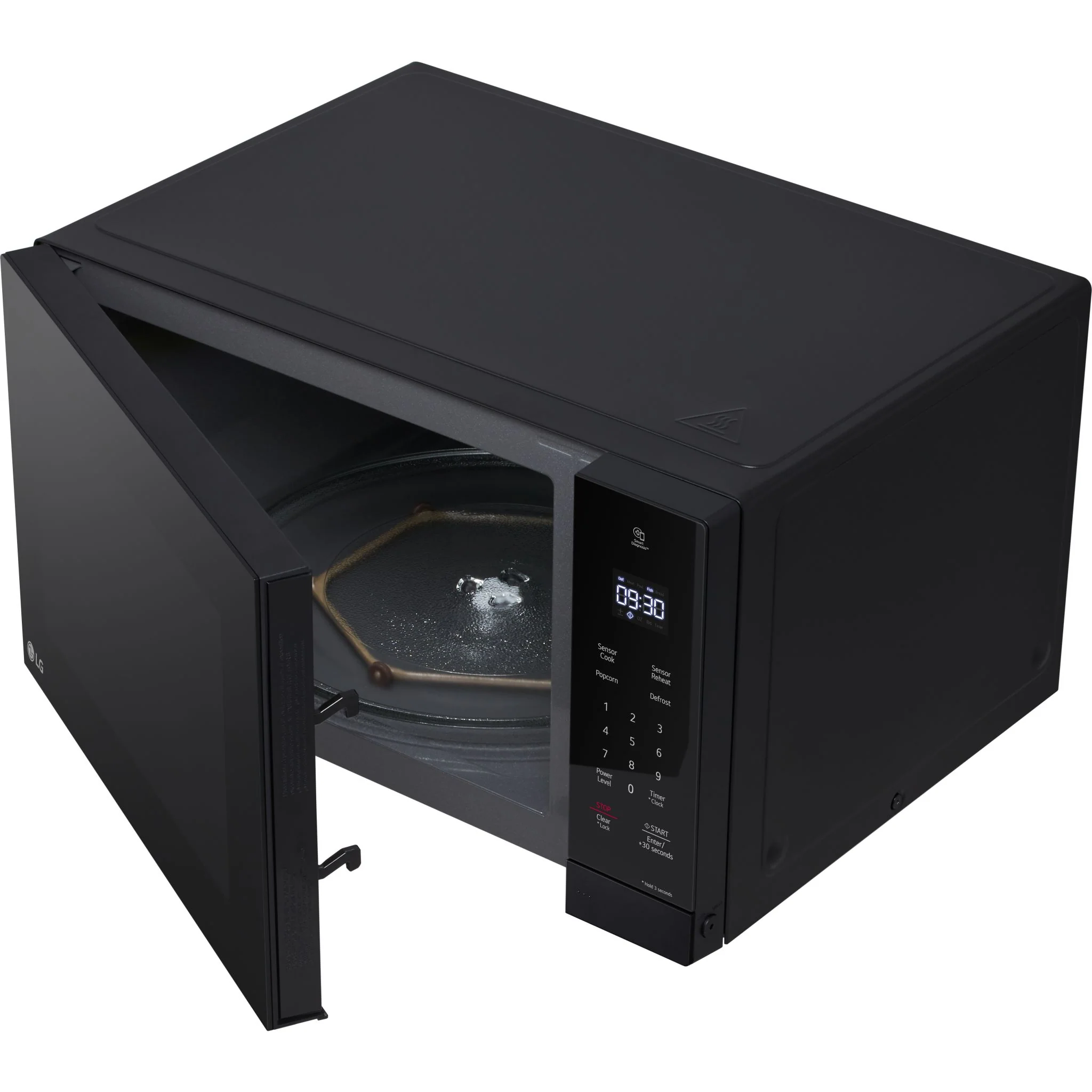 LG 1.5 cu. ft. NeoChef™ Countertop Microwave - Stainless Steel - BLACK (MSER1590B) - Image 9
