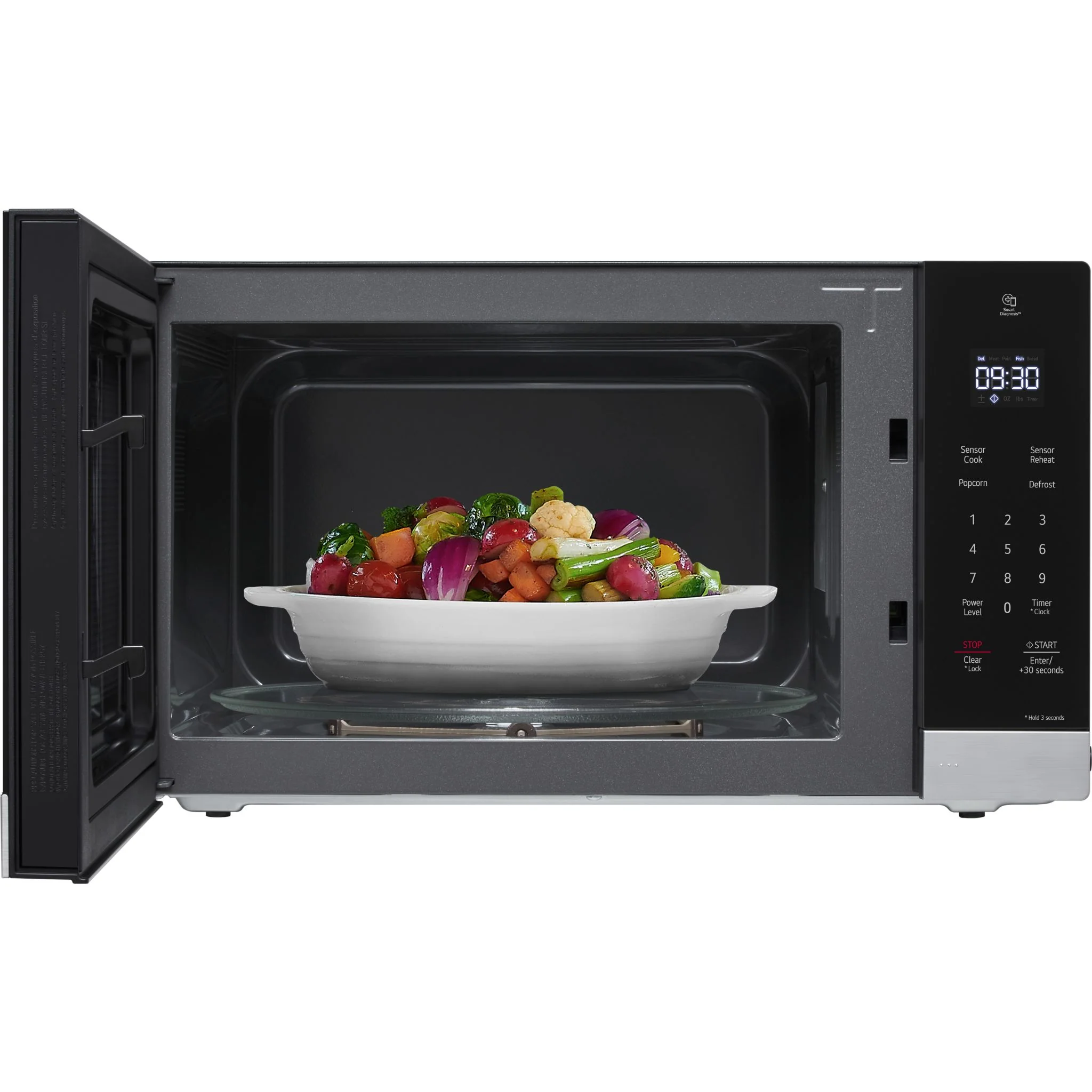 LG 1.5 cu. ft. NeoChef™ Countertop Microwave with Smart Inverter and Sensor Cooking - Stainless (MSER1590S) - Image 5