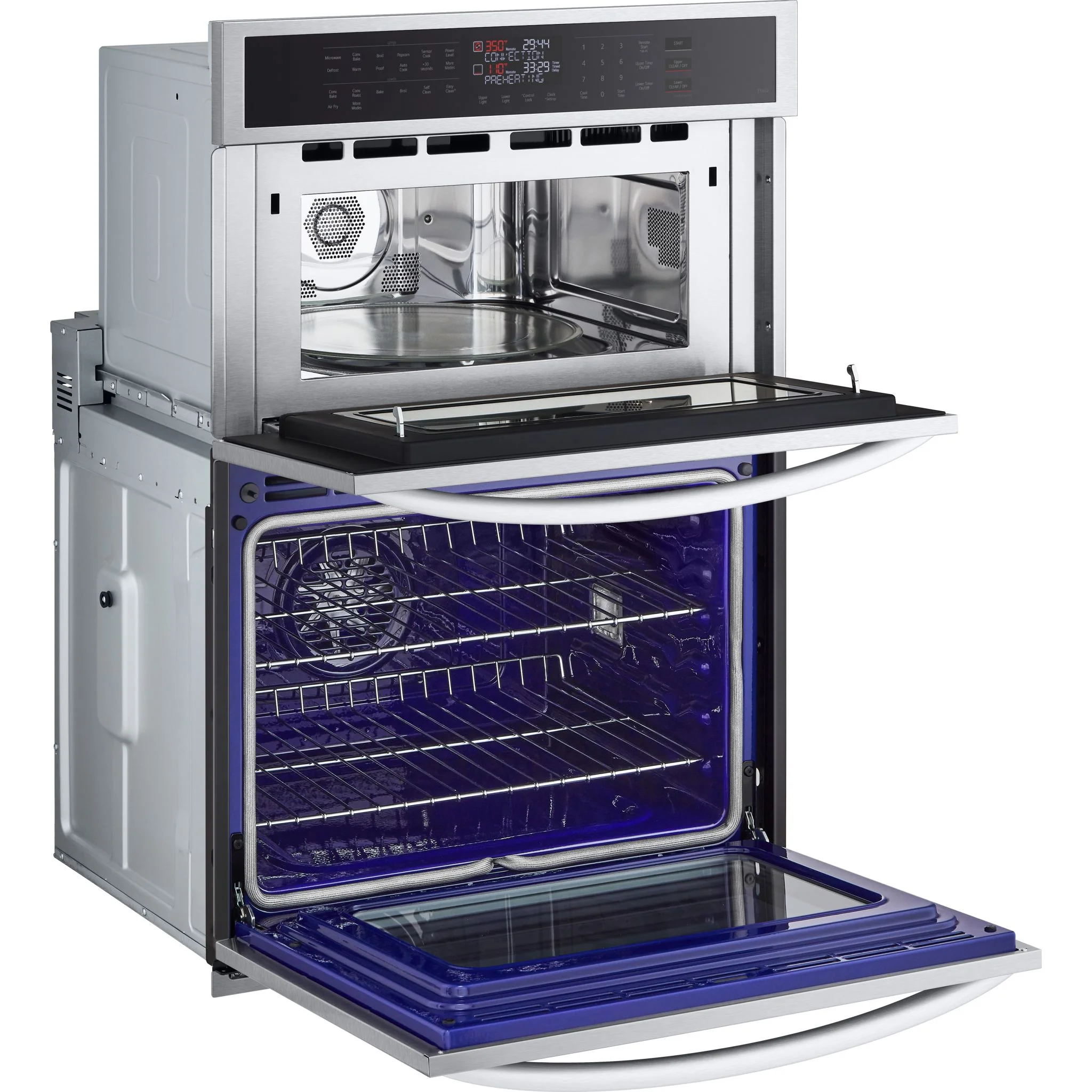 LG 1.7/4.7 cu. ft. Smart Combination Wall Oven with Convection and Air Fry - Stainless (WCEP6423F) - Image 12