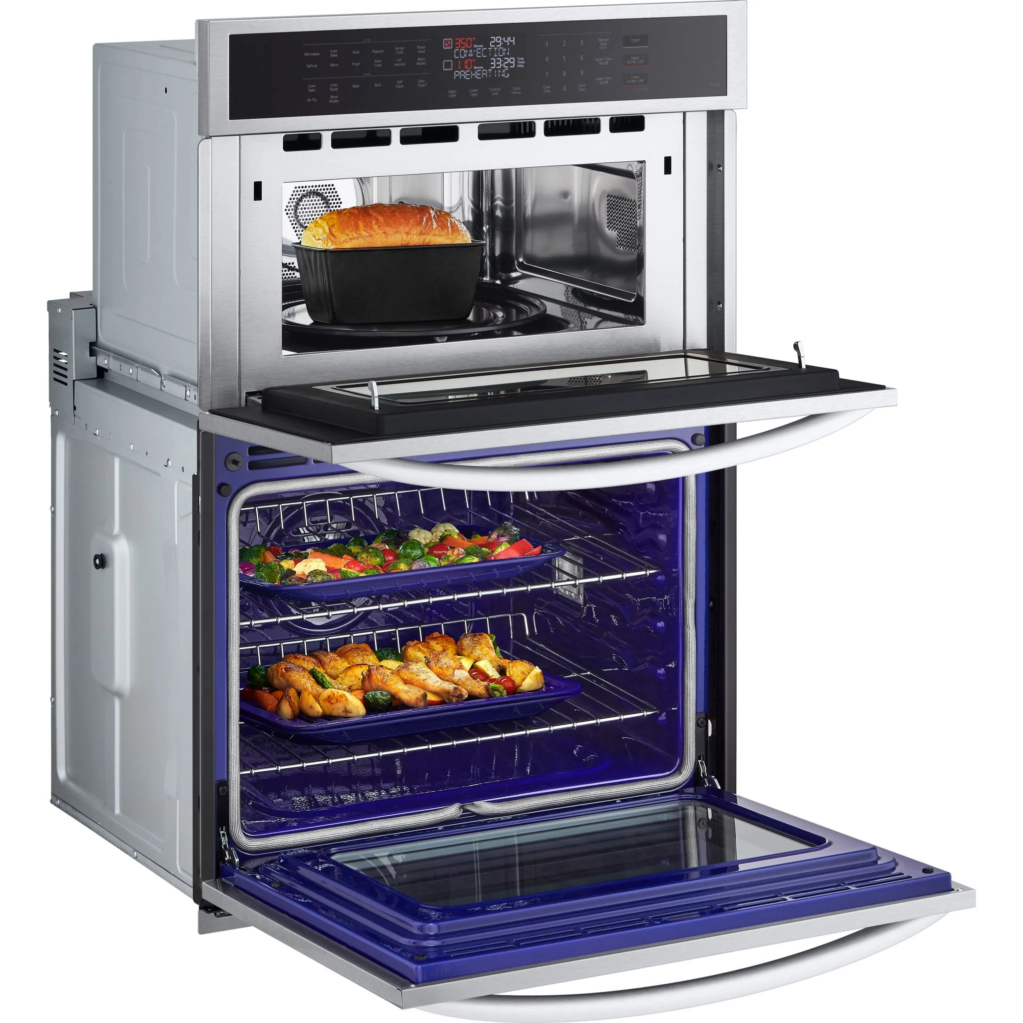LG 1.7/4.7 cu. ft. Smart Combination Wall Oven with Convection and Air Fry - Stainless (WCEP6423F) - Image 13