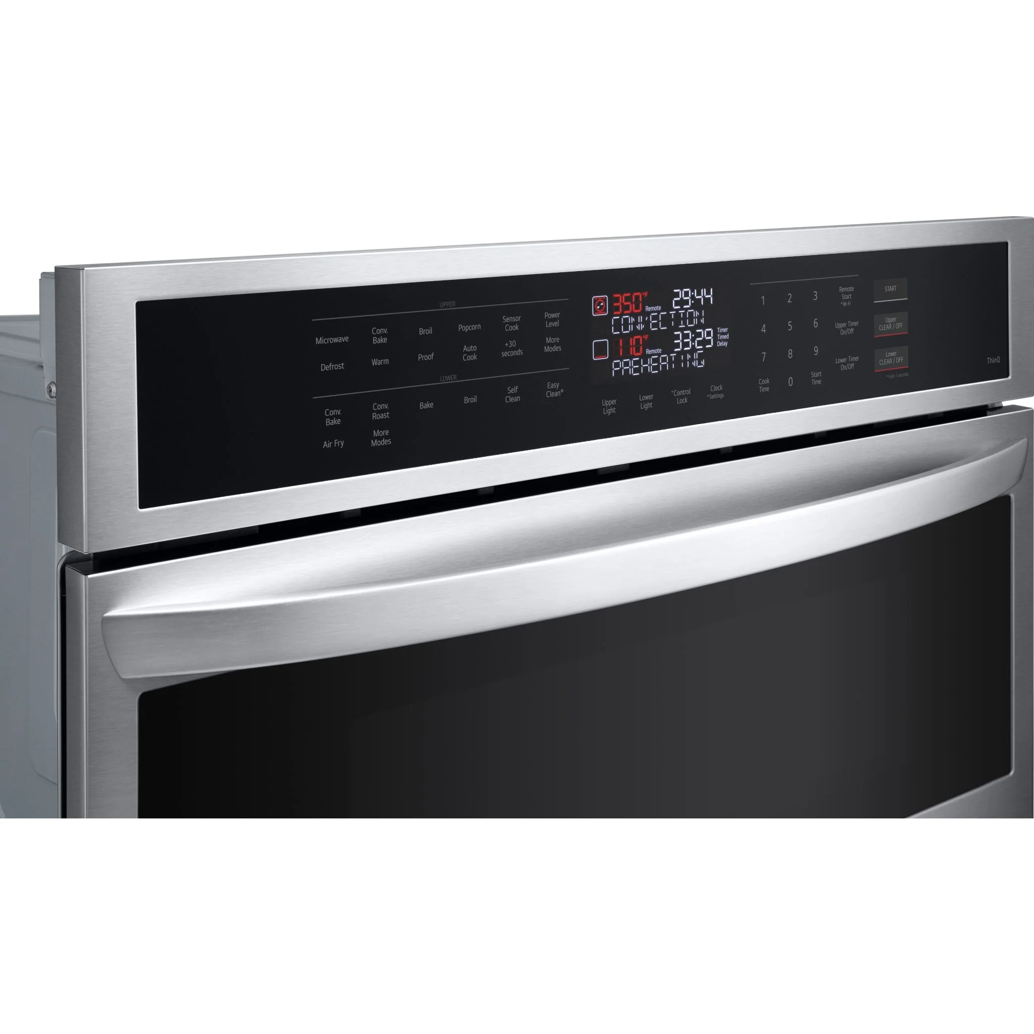 LG 1.7/4.7 cu. ft. Smart Combination Wall Oven with Convection and Air Fry - Stainless (WCEP6423F) - Image 7
