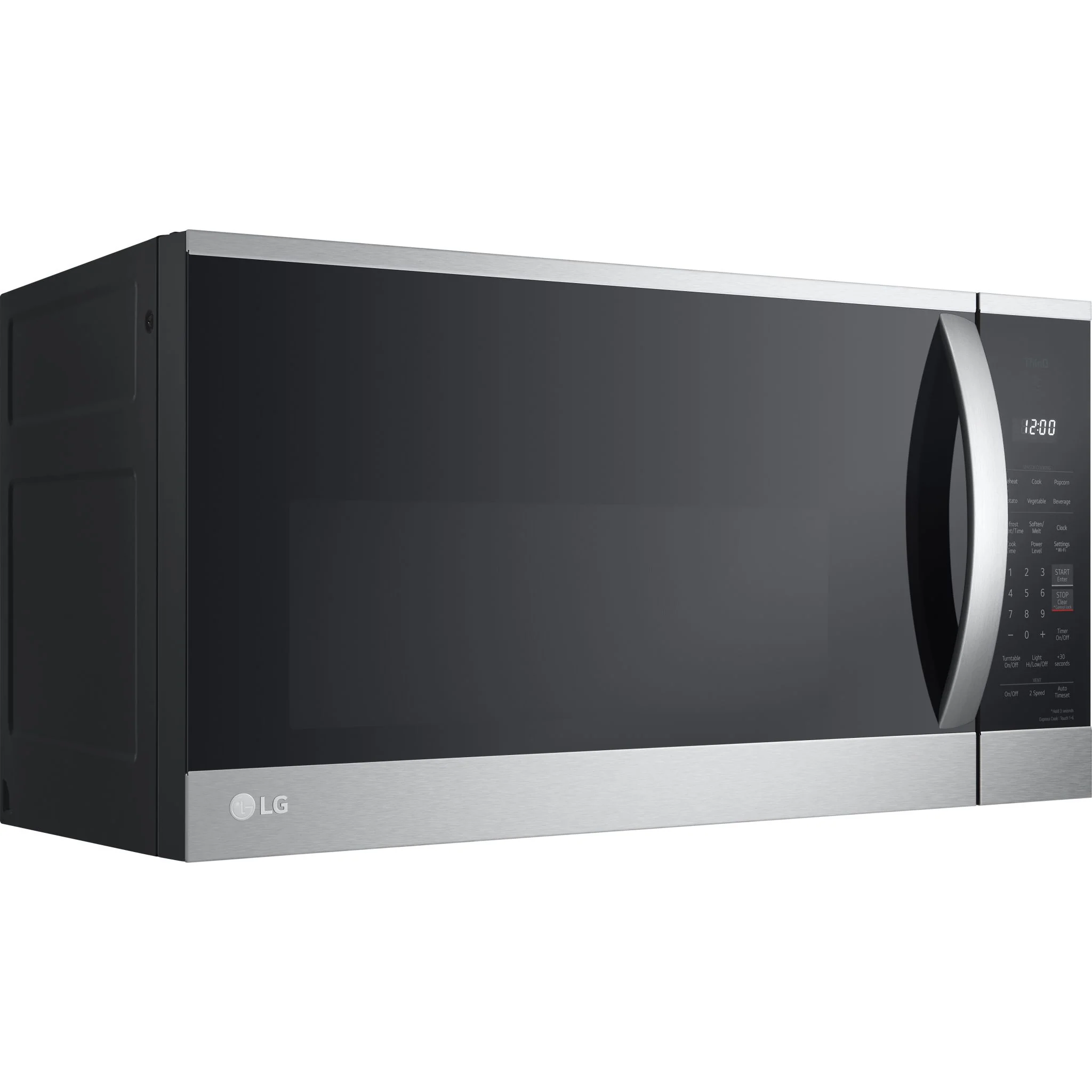 LG 1.8 cu. ft. Smart Wi-Fi Enabled Over-the-Range Microwave Oven - Stainless (MVEM1825F) - Image 3