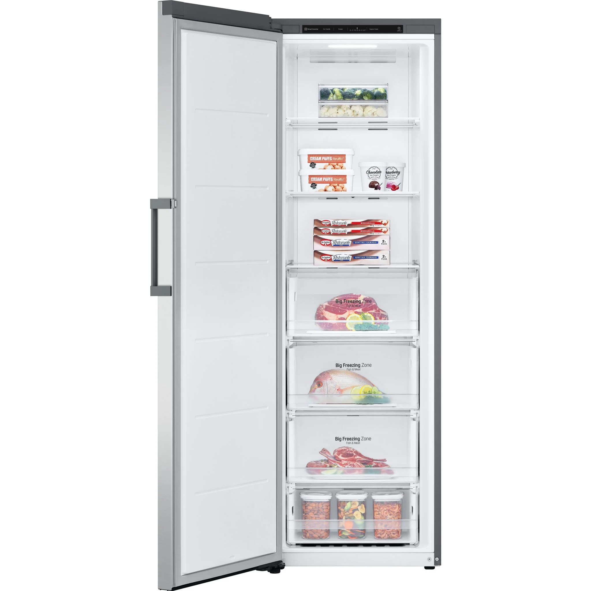 LG 11.4 cu.ft. Counter Depth Upright Freezer Column - Platinum Silver (LROFC1104V) - Image 3
