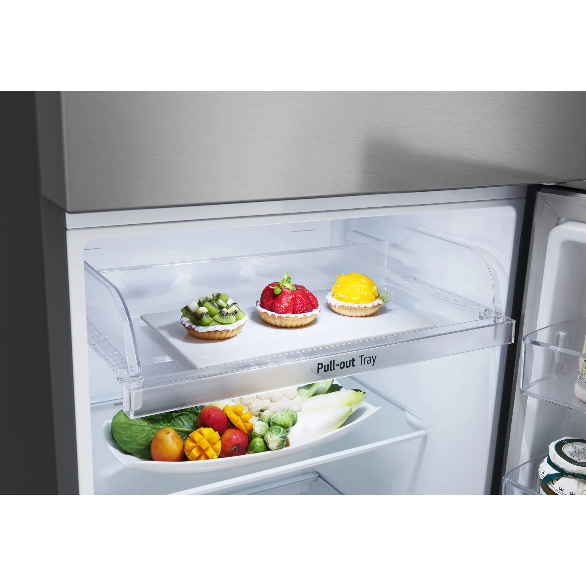LG 11 cu.ft. Top Mount Refrigerator - Platinum Silver (LT11C2000V) - Image 11