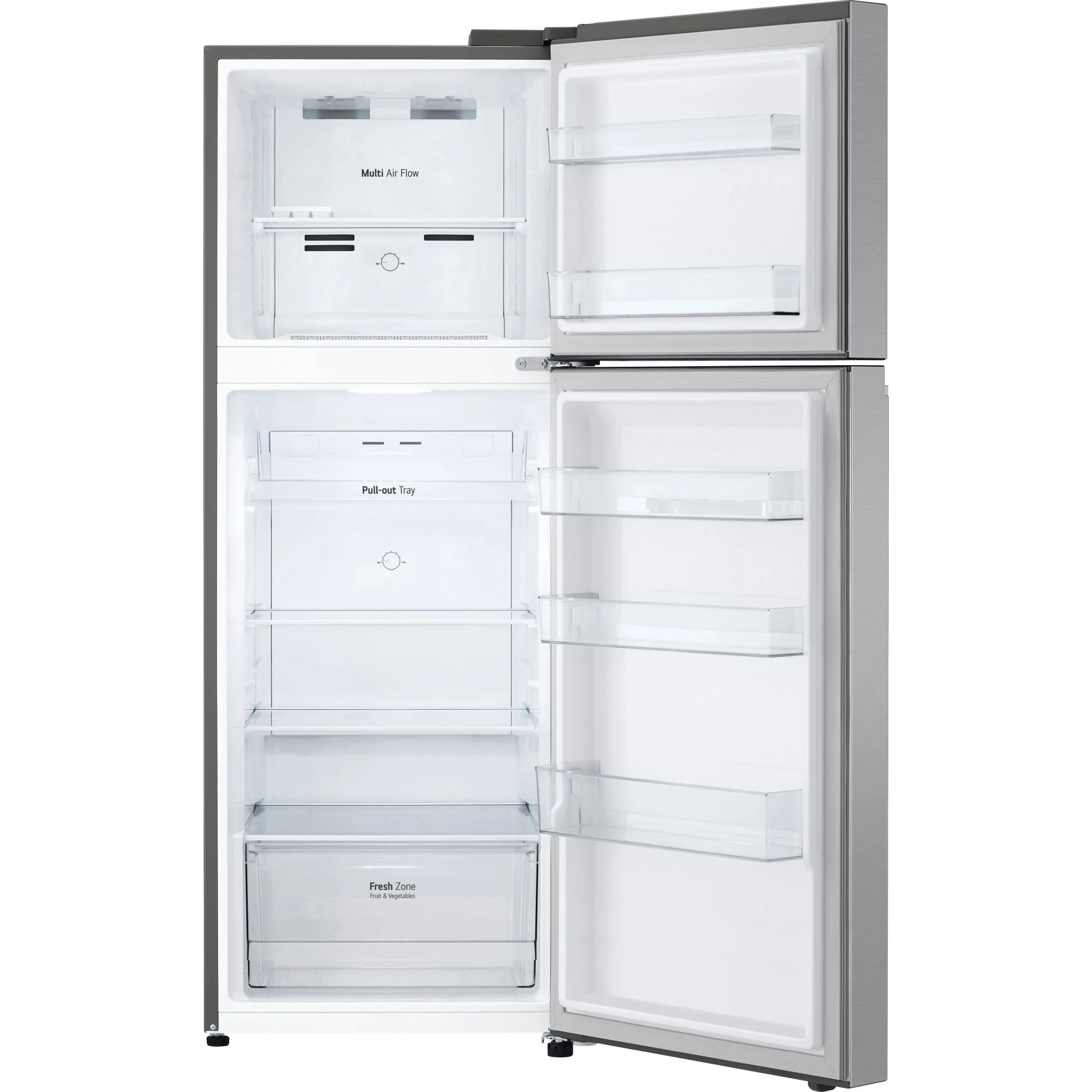 LG 11 cu.ft. Top Mount Refrigerator - Platinum Silver (LT11C2000V) - Image 7
