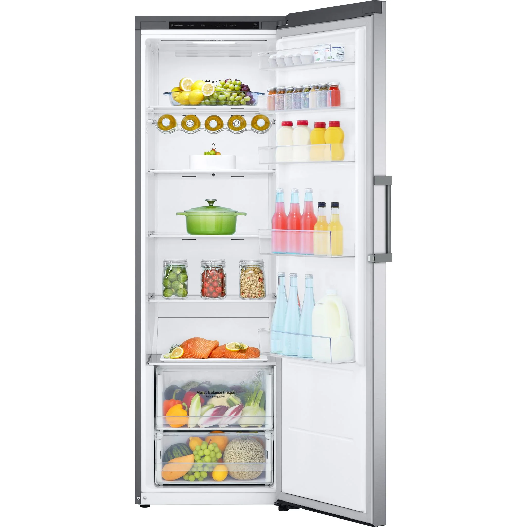 LG 13.6 cu.ft. Counter Depth Single Door Refrigerator Column - Platinum Silver (LRONC1404V) - Image 3