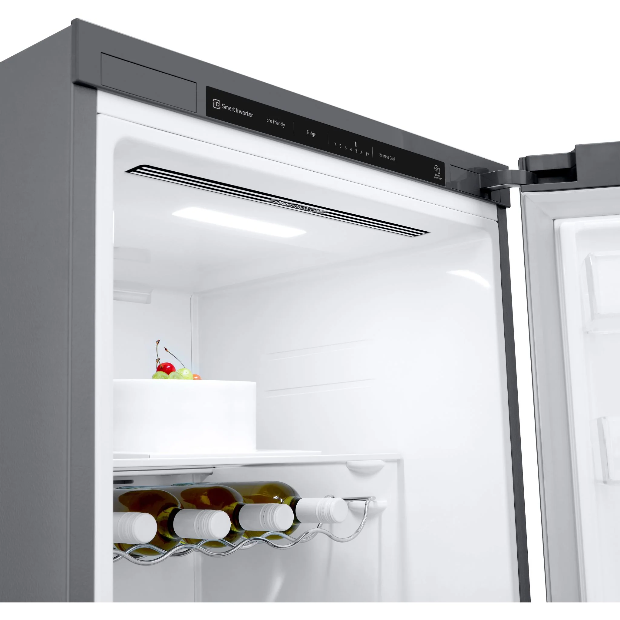 LG 13.6 cu.ft. Counter Depth Single Door Refrigerator Column - Platinum Silver (LRONC1404V) - Image 4