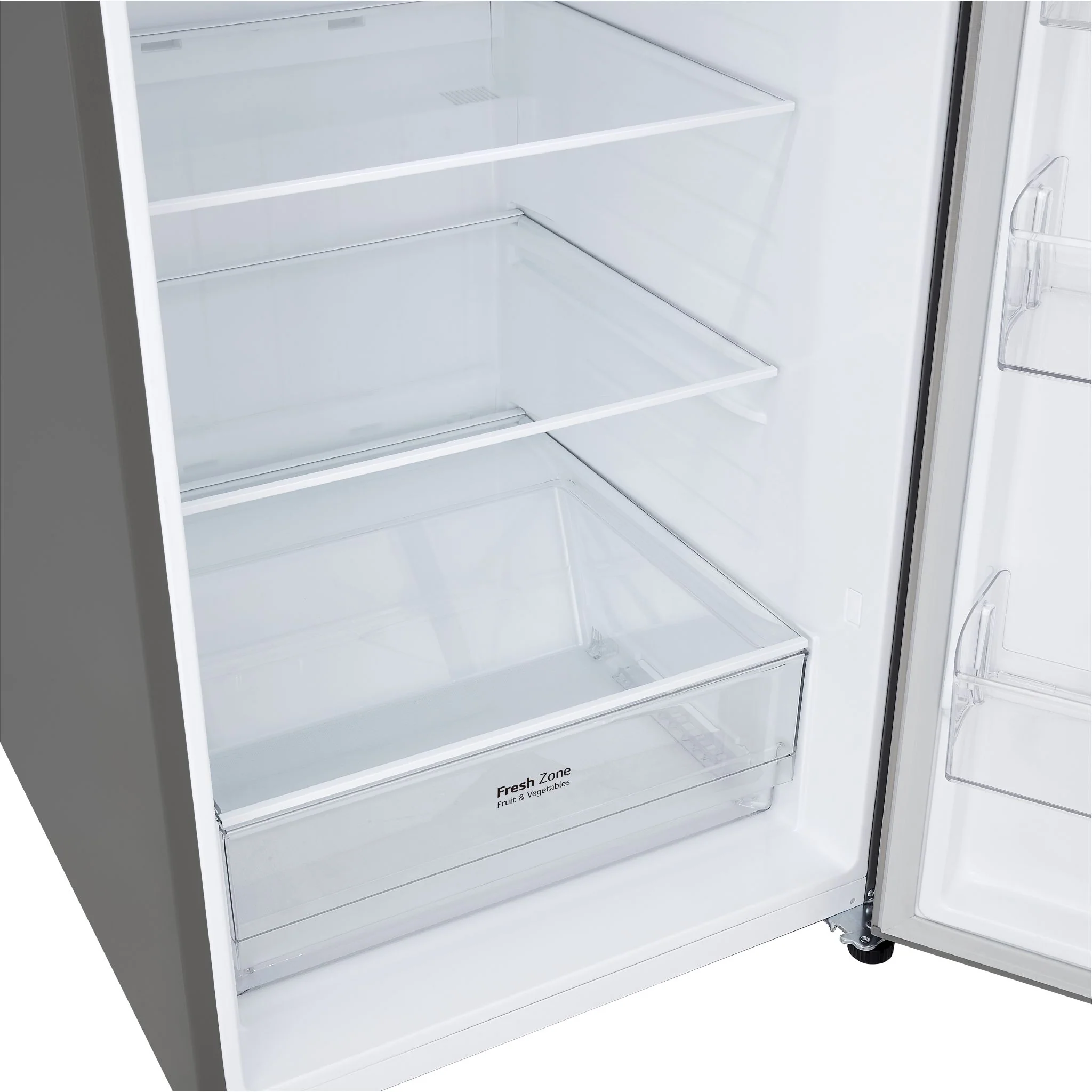 LG 18 cu.ft. Garage Ready Top Freezer refrigerator - Platinum Silver (LT18S2100S) - Image 7