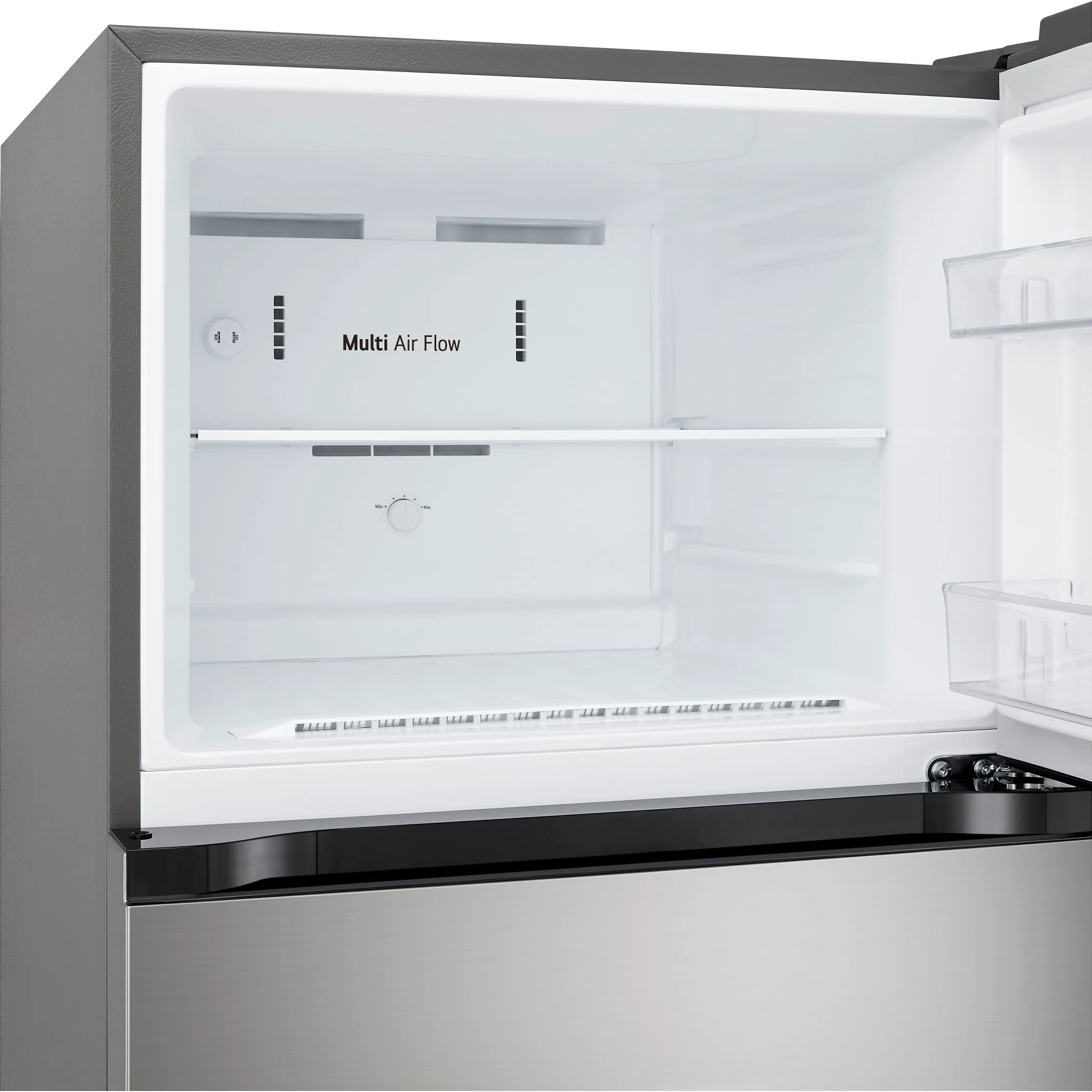 LG 18 cu.ft. Garage Ready Top Freezer refrigerator - Platinum Silver (LT18S2100S) - Image 8