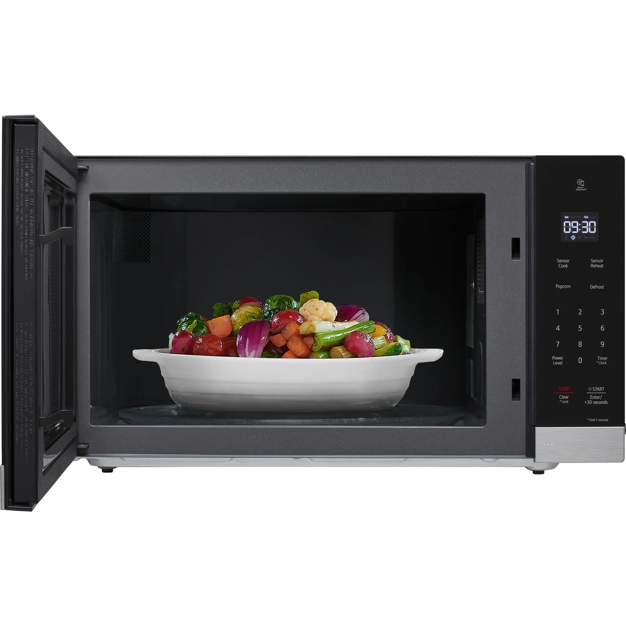 LG 2.0 cu. ft. NeoChef™ Countertop Microwave with Smart Inverter and Sensor Cooking - Stainless (MSER2090S) - Image 6