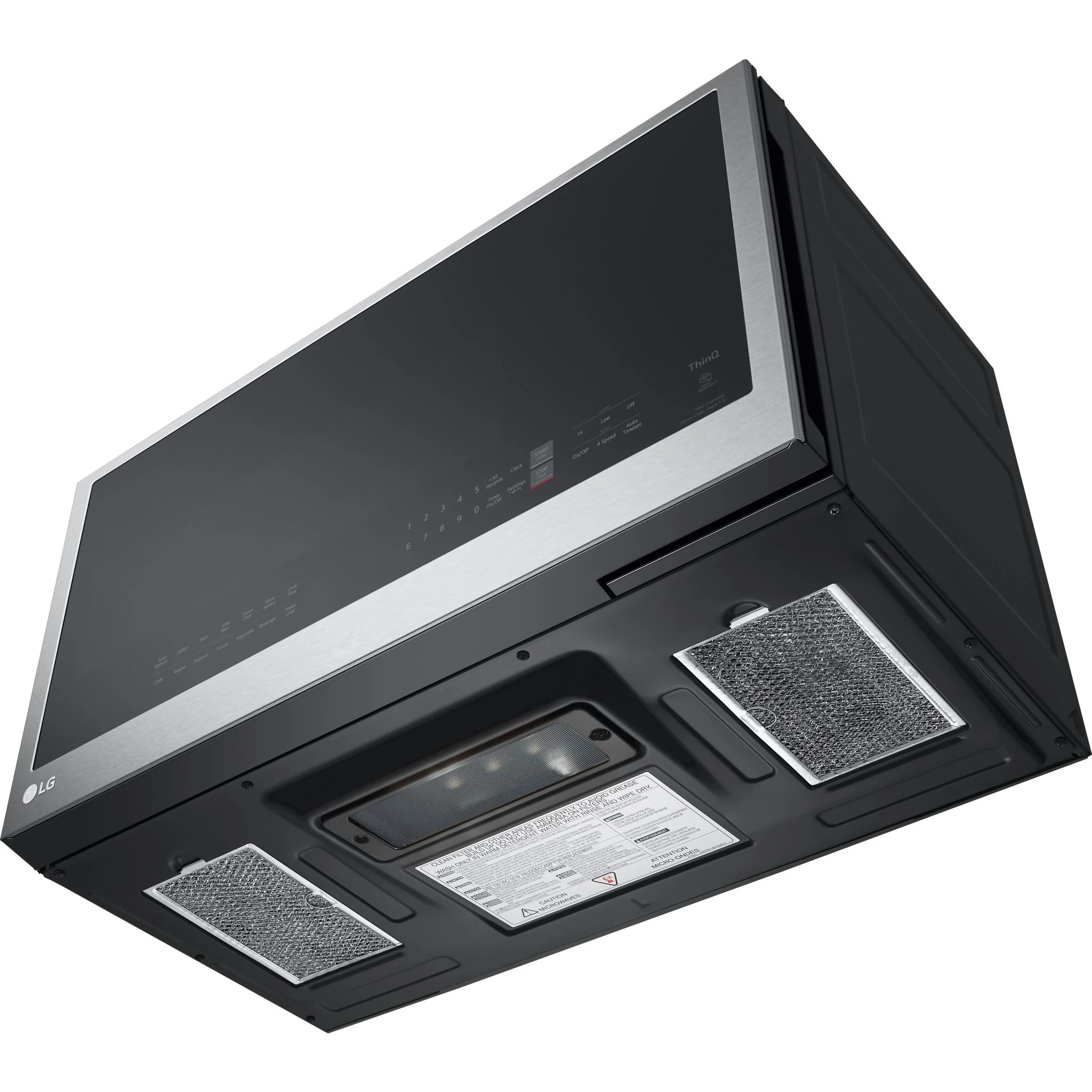 LG 2.0 cu. ft. Smart Over-the-Range Microwave - Stainless (MVEL2033F) - Image 10