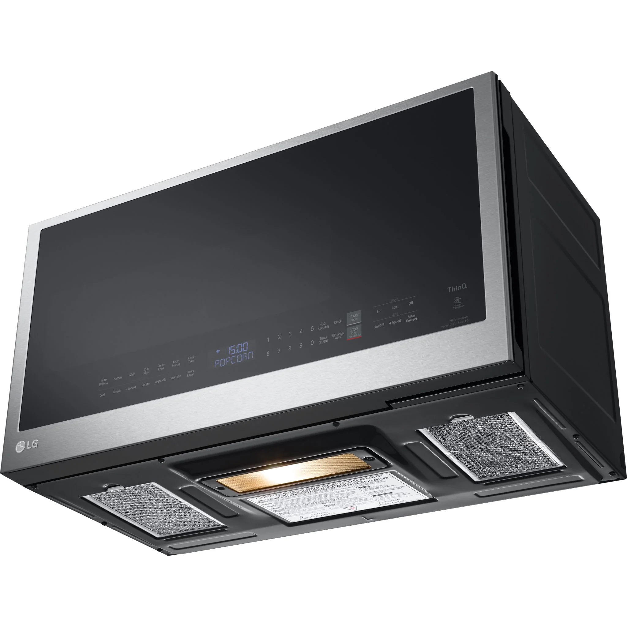 LG 2.0 cu. ft. Smart Over-the-Range Microwave - Stainless (MVEL2033F) - Image 12