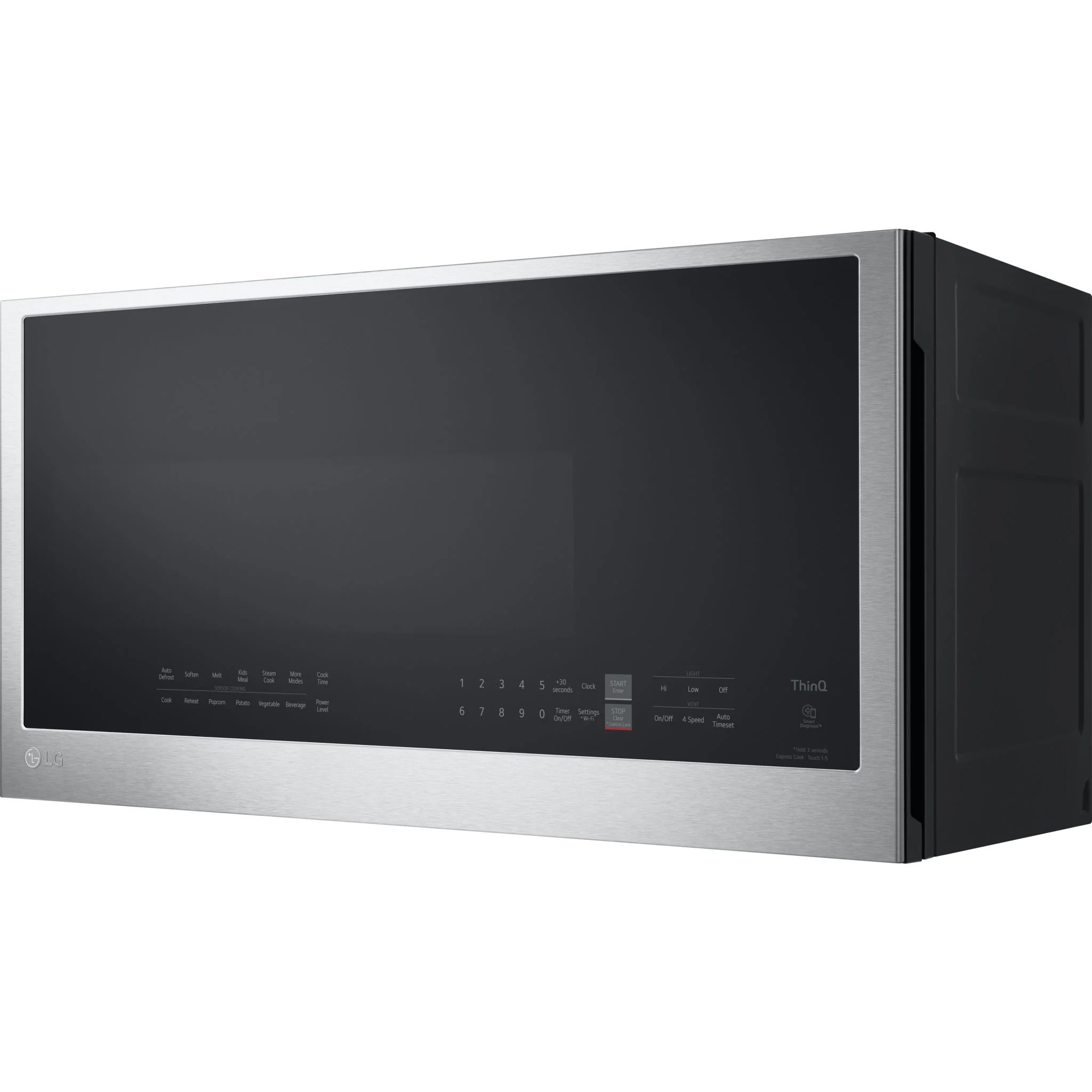 LG 2.0 cu. ft. Smart Over-the-Range Microwave - Stainless (MVEL2033F) - Image 3