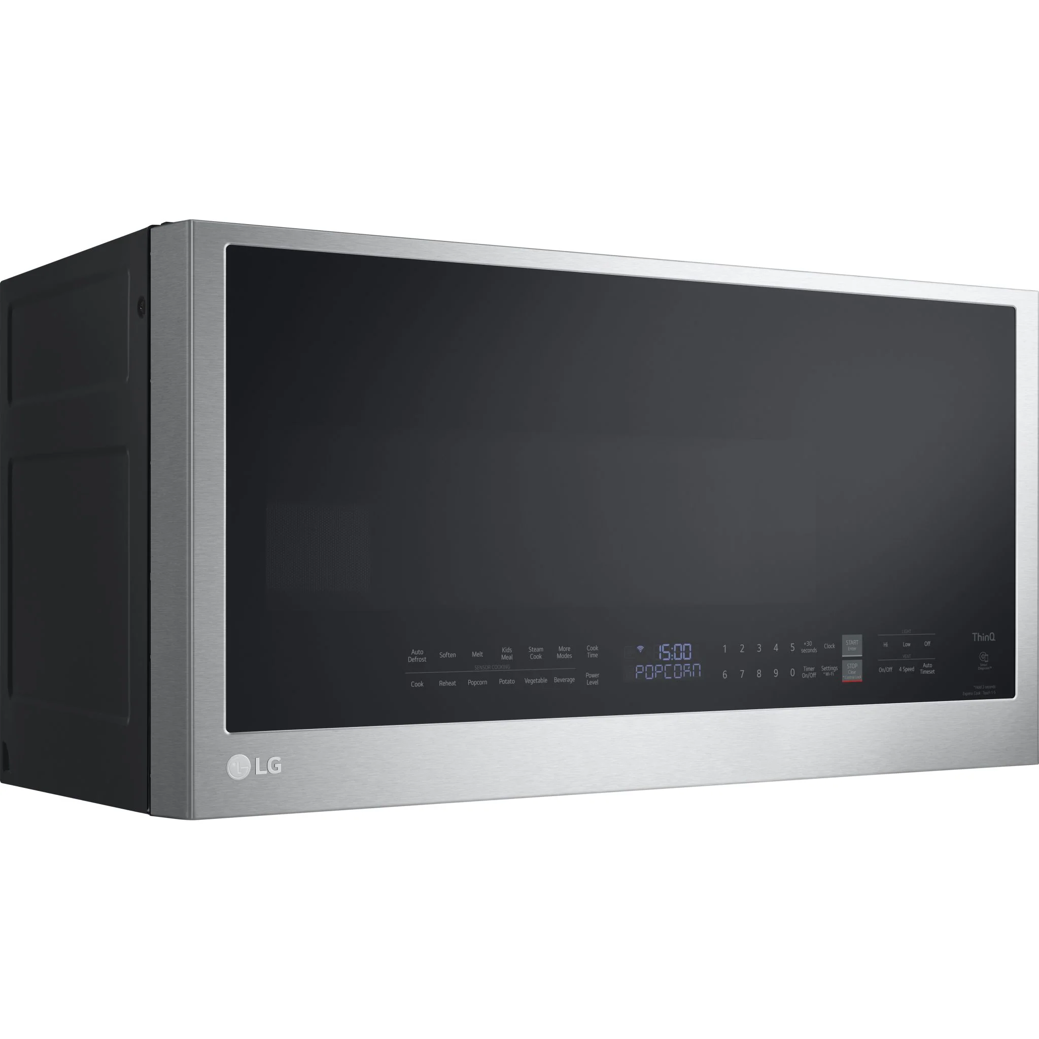 LG 2.0 cu. ft. Smart Over-the-Range Microwave - Stainless (MVEL2033F) - Image 5