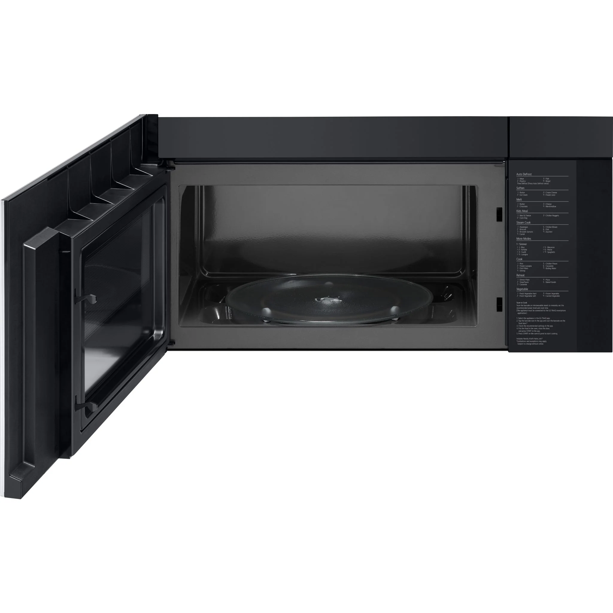 LG 2.0 cu. ft. Smart Over-the-Range Microwave - Stainless (MVEL2033F) - Image 9