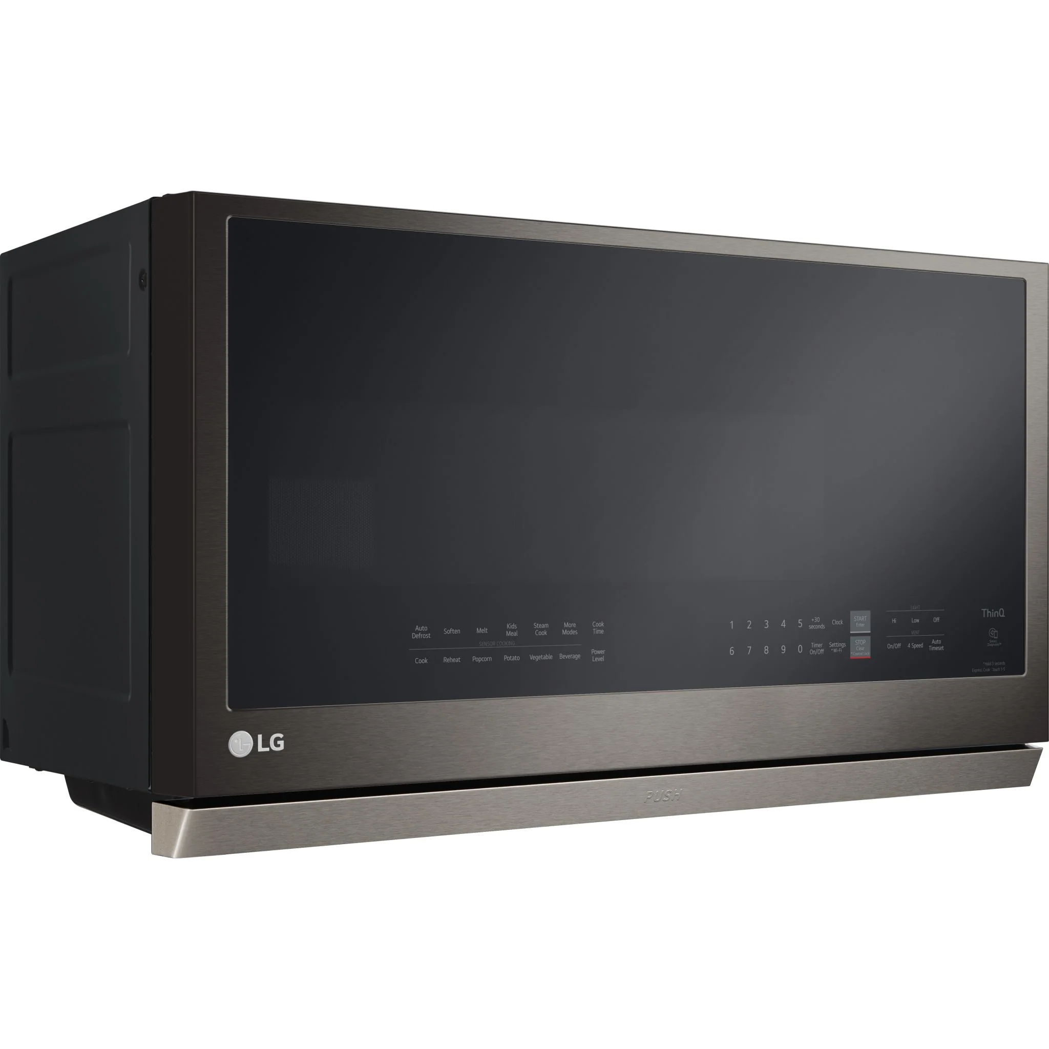 LG 2.1 cu. ft. Smart Over-the-Range Microwave with ExtendaVent®2.0 & EasyClean - Black Stainless (MVEL2137D) - Image 8