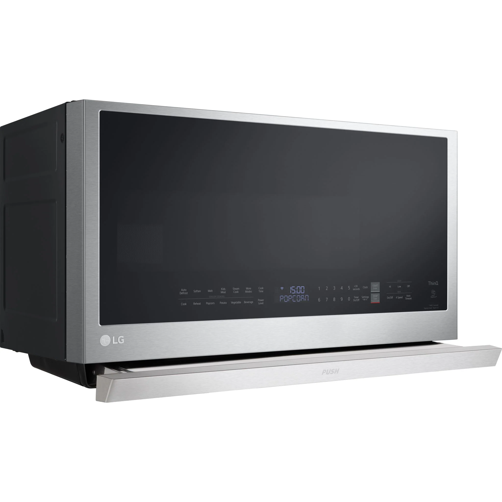 LG 2.1 cu. ft. Smart Over-the-Range Microwave with ExtendaVent®2.0 & EasyClean - Stainless (MVEL2137F) - Image 6