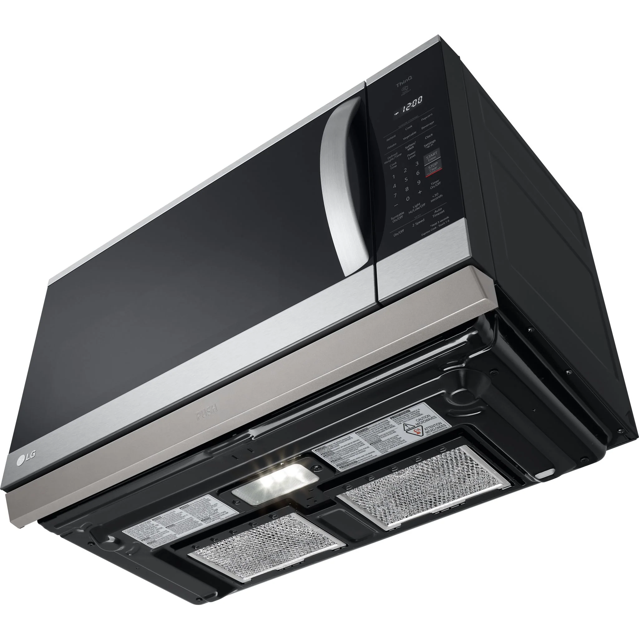 LG 2.1 cu. ft. Smart Over-the-Range Microwave with ExtendaVent® 2.0 - Stainless (MVEL2125F) - Image 14