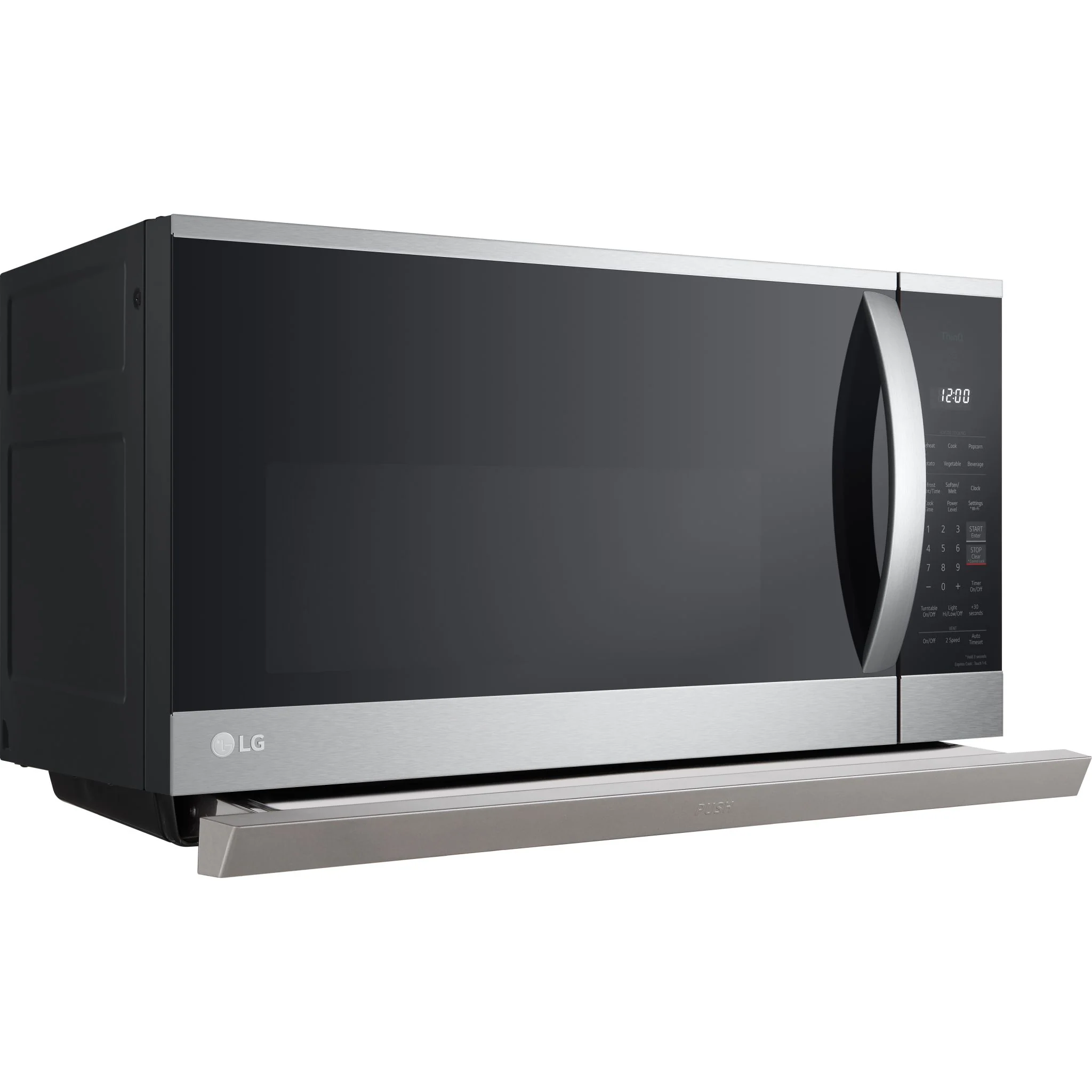 LG 2.1 cu. ft. Smart Over-the-Range Microwave with ExtendaVent® 2.0 - Stainless (MVEL2125F) - Image 4