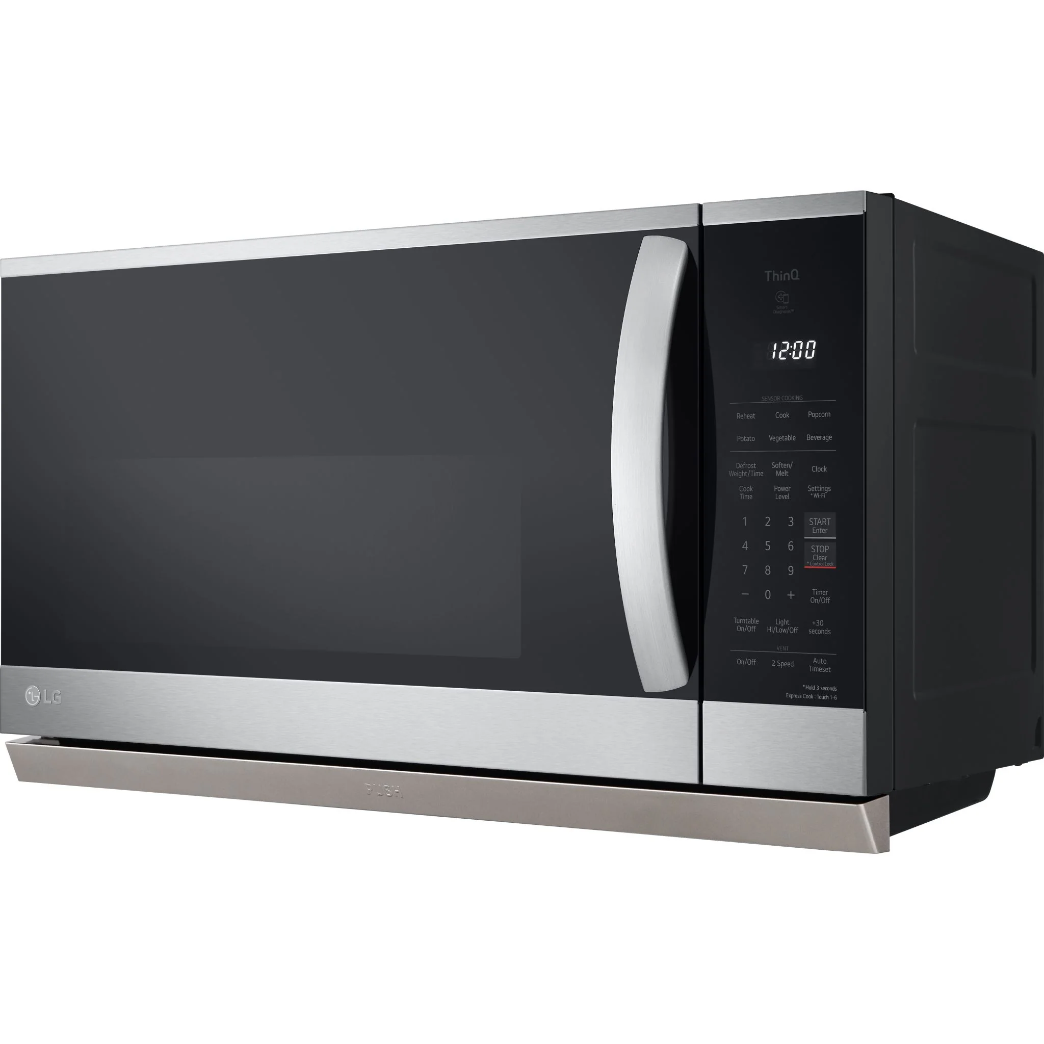 LG 2.1 cu. ft. Smart Over-the-Range Microwave with ExtendaVent® 2.0 - Stainless (MVEL2125F) - Image 5