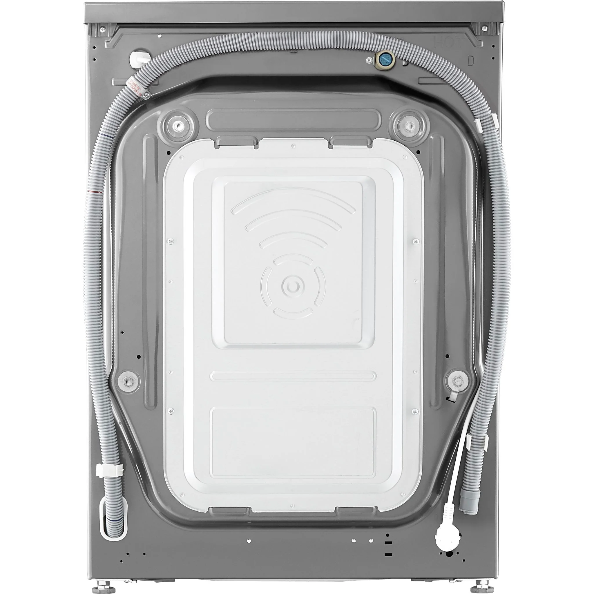 LG 2.6 cu. ft. Front Load Washer & Dryer Combo - Graphite Steel VCM (WM3555HVA) - Image 8