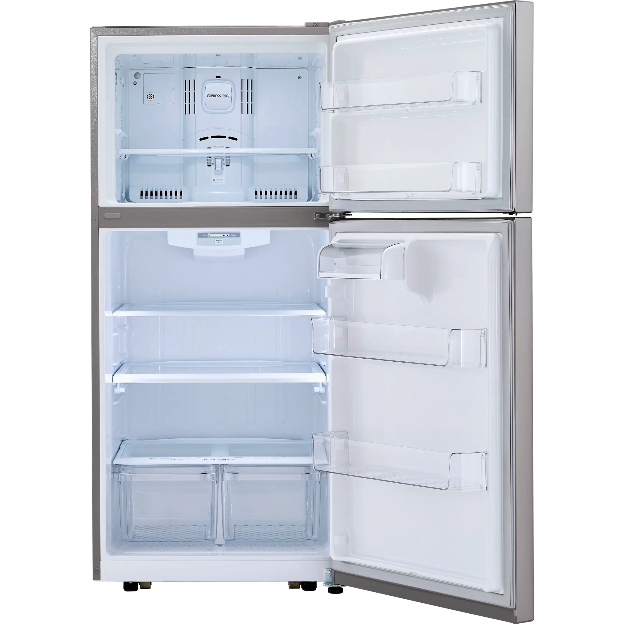 LG 20 cu. ft. 30-inch Wide Top Freezer Refrigerator - Stainless Steel - Stainless (LTCS20020S) - Image 4