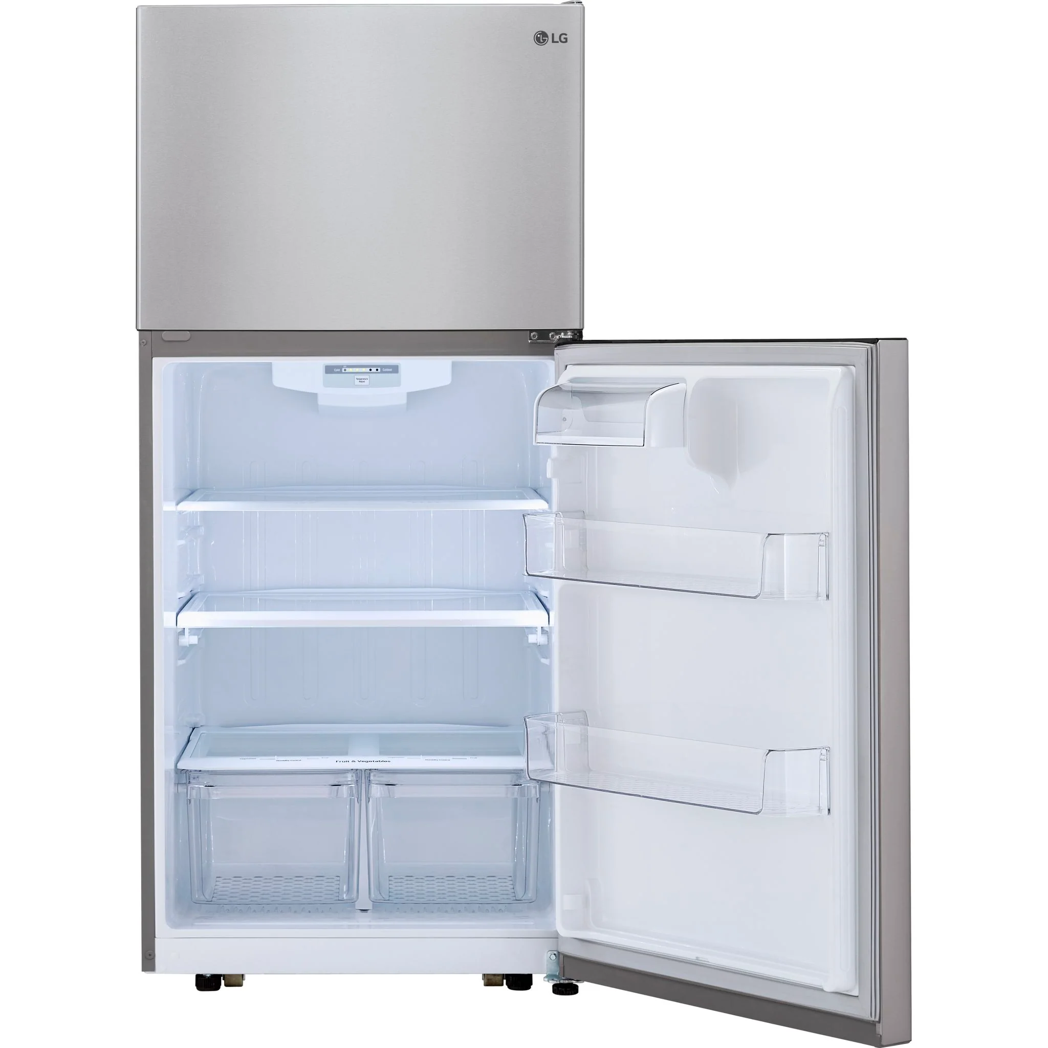LG 20 cu. ft. 30-inch Wide Top Freezer Refrigerator - Stainless Steel - Stainless (LTCS20020S) - Image 5