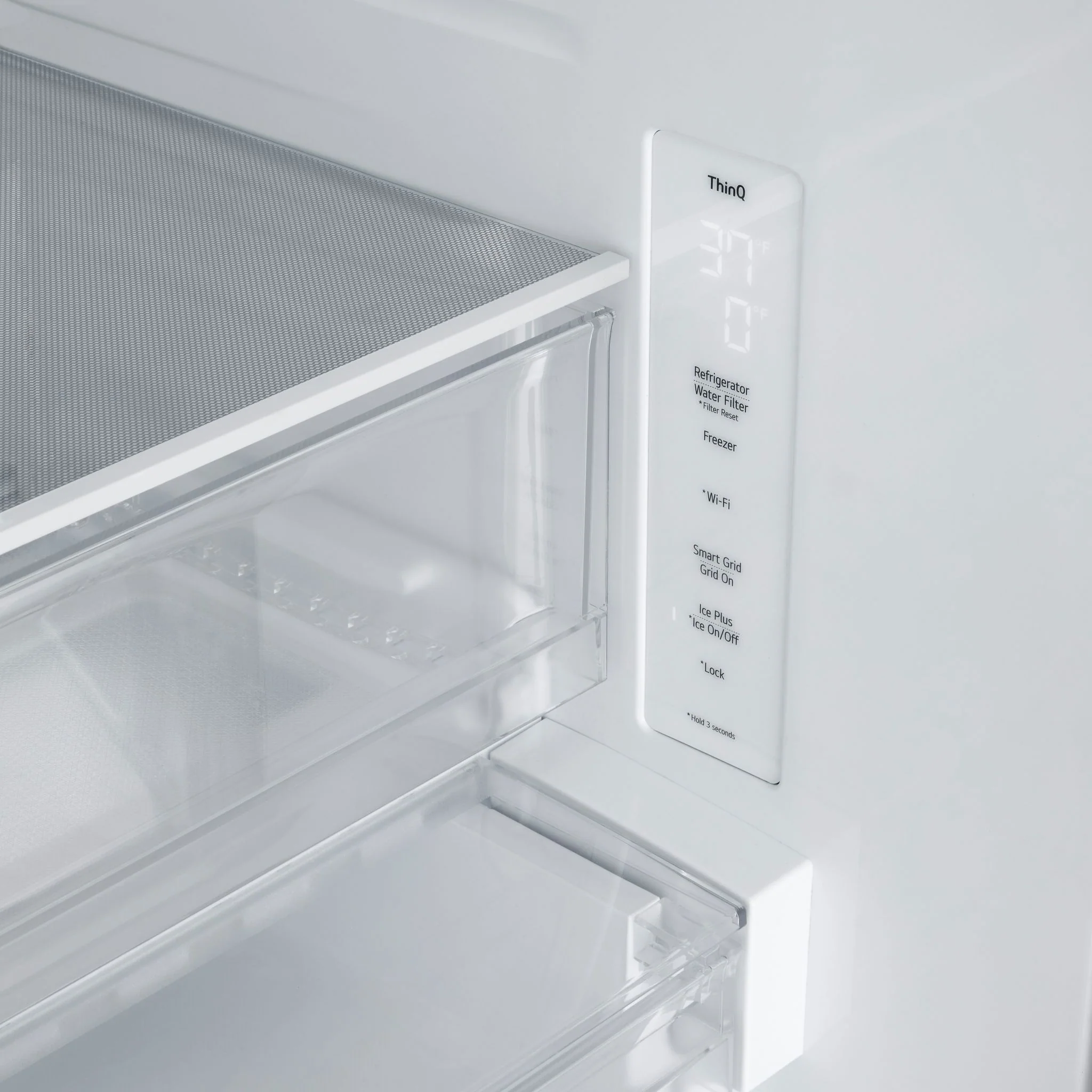 LG 20 cu.ft. French 3-Door Counter-Depth MAX™ Refrigerator with Ice and Water Dispenser, 33 - Stainless (LF20C6330S) - Image 11