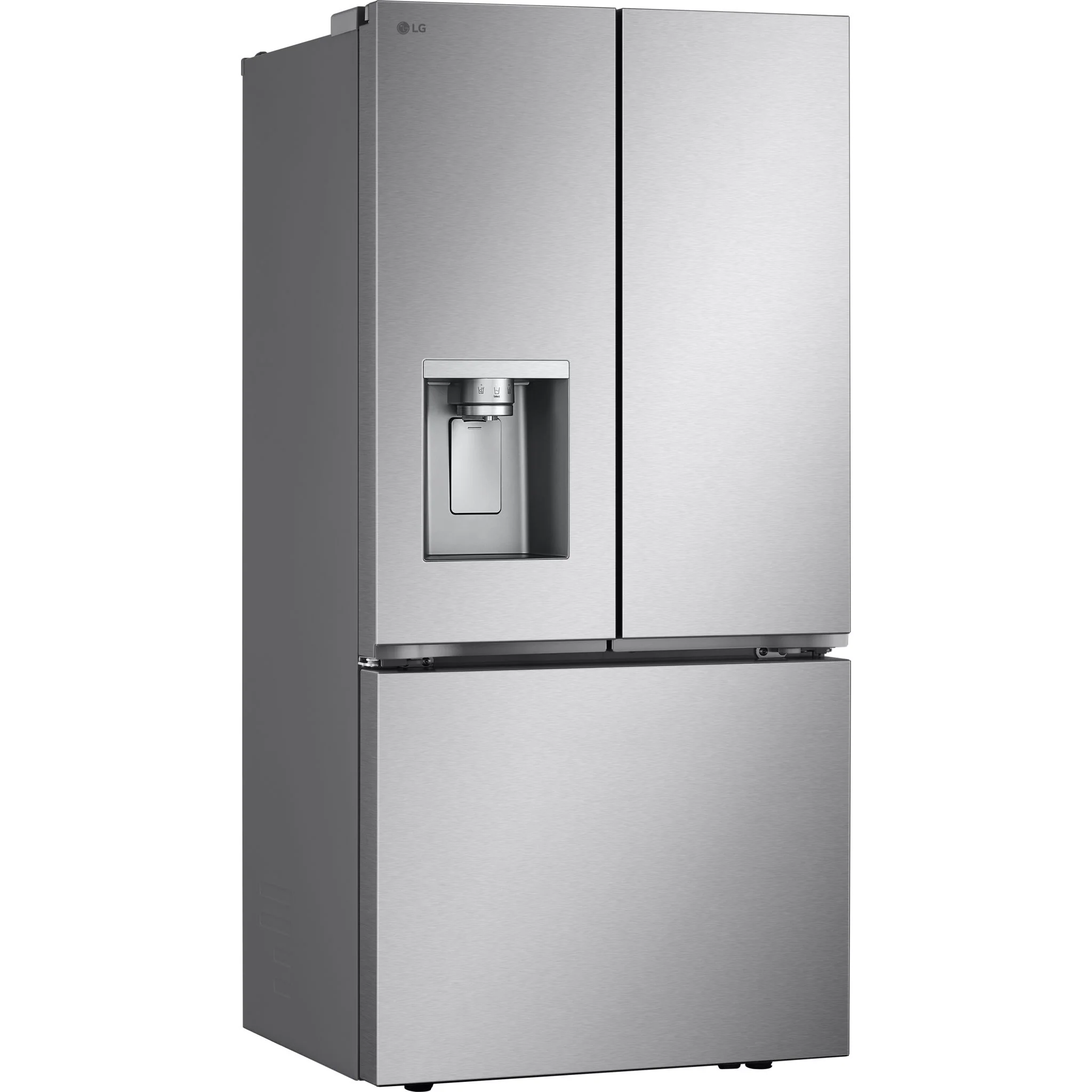 LG 20 cu.ft. French 3-Door Counter-Depth MAX™ Refrigerator with Ice and Water Dispenser, 33 - Stainless (LF20C6330S) - Image 2