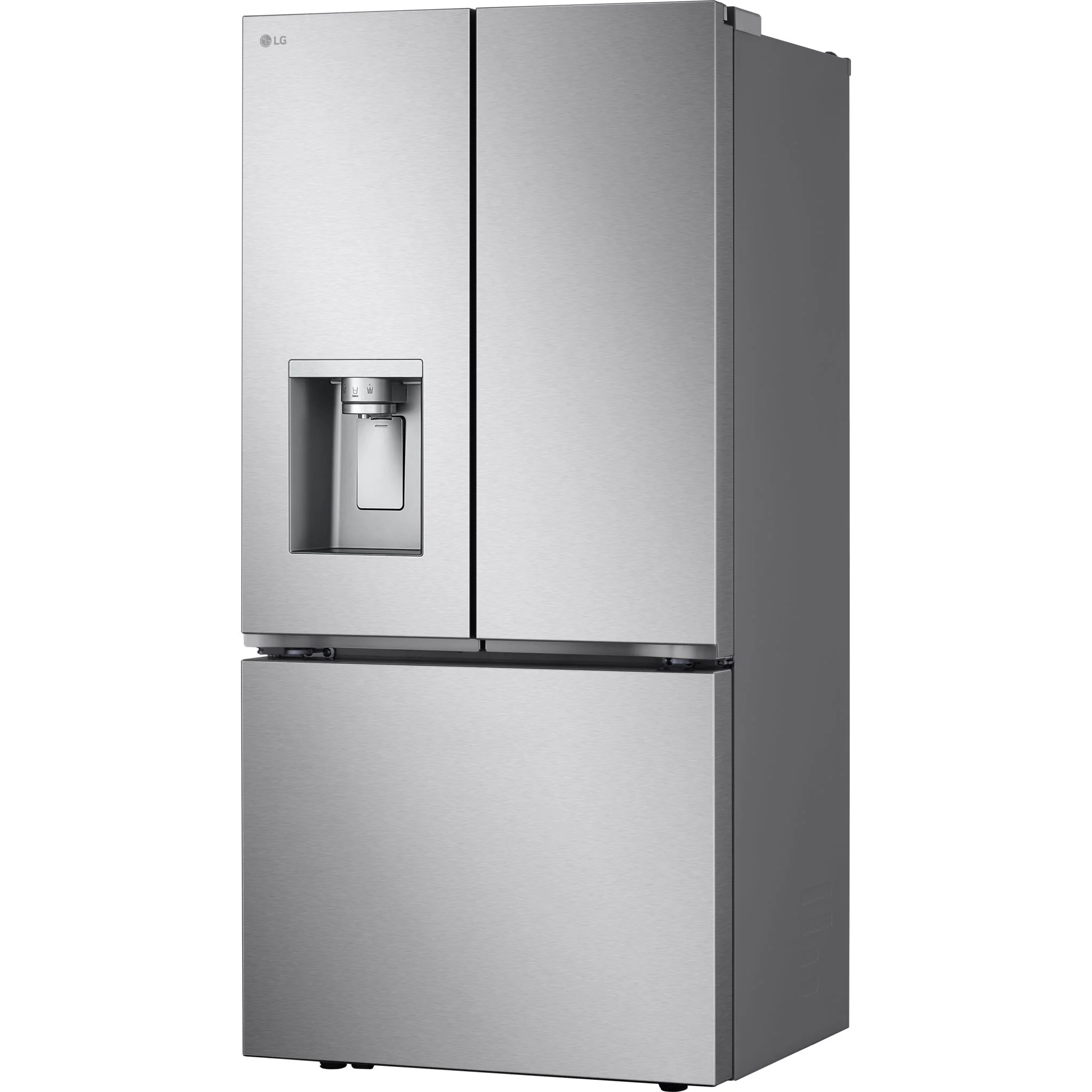 LG 20 cu.ft. French 3-Door Counter-Depth MAX™ Refrigerator with Ice and Water Dispenser, 33 - Stainless (LF20C6330S) - Image 3