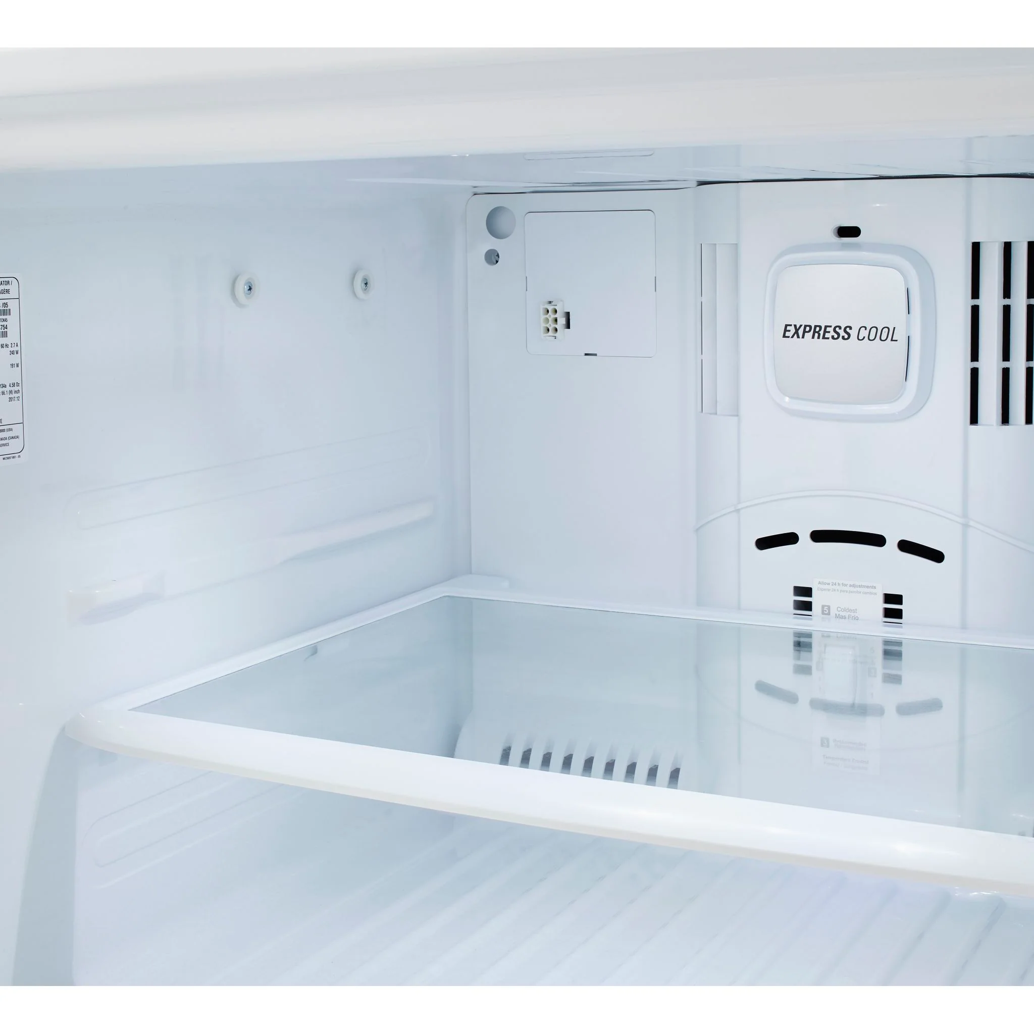 LG 20 cu. ft. Top Freezer Refrigerator - WHITE  (LTCS20020W) - Image 6