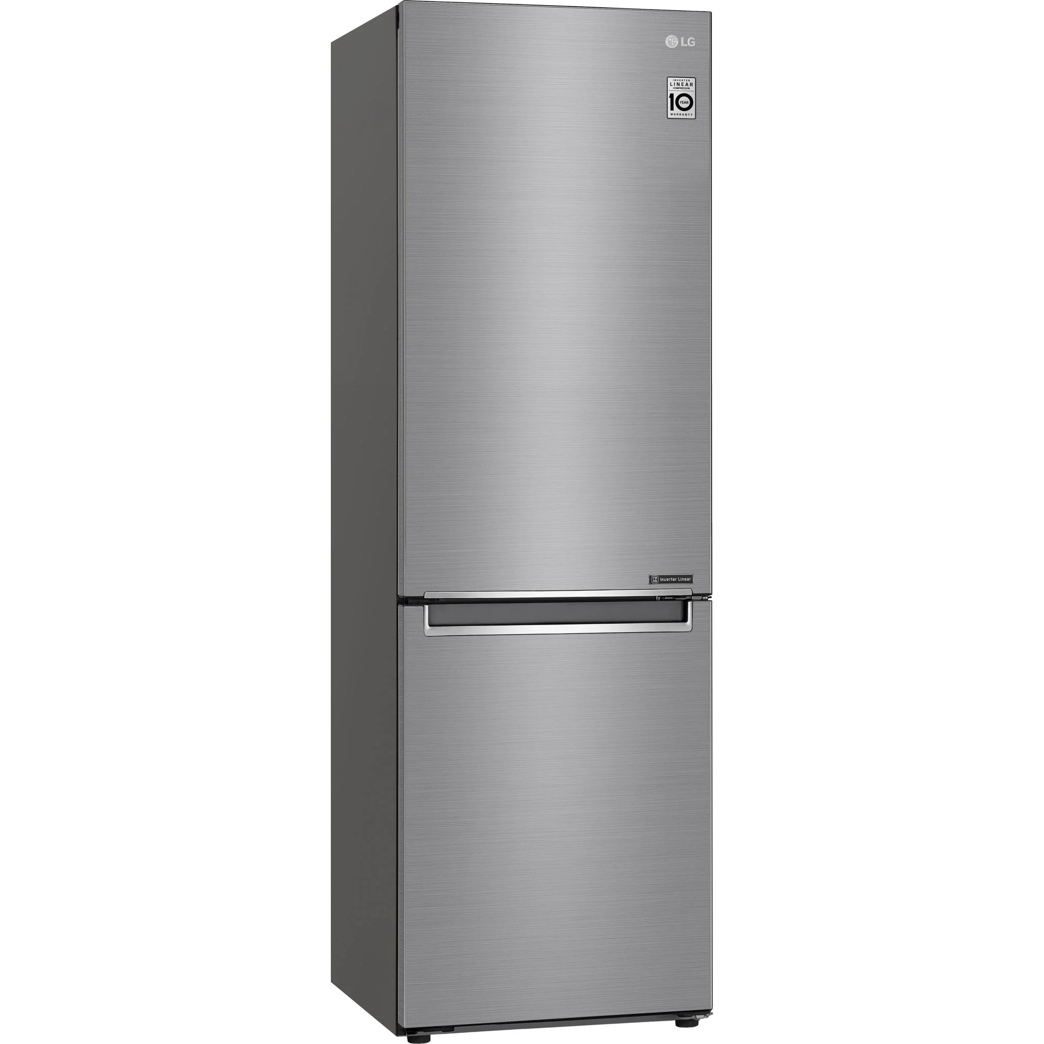 LG 24" Counter Depth Bottom Freezer Refrigerator with DoorCooling+, 12 cu. ft. - Platinum Silver (LBNC12231V) - Image 2