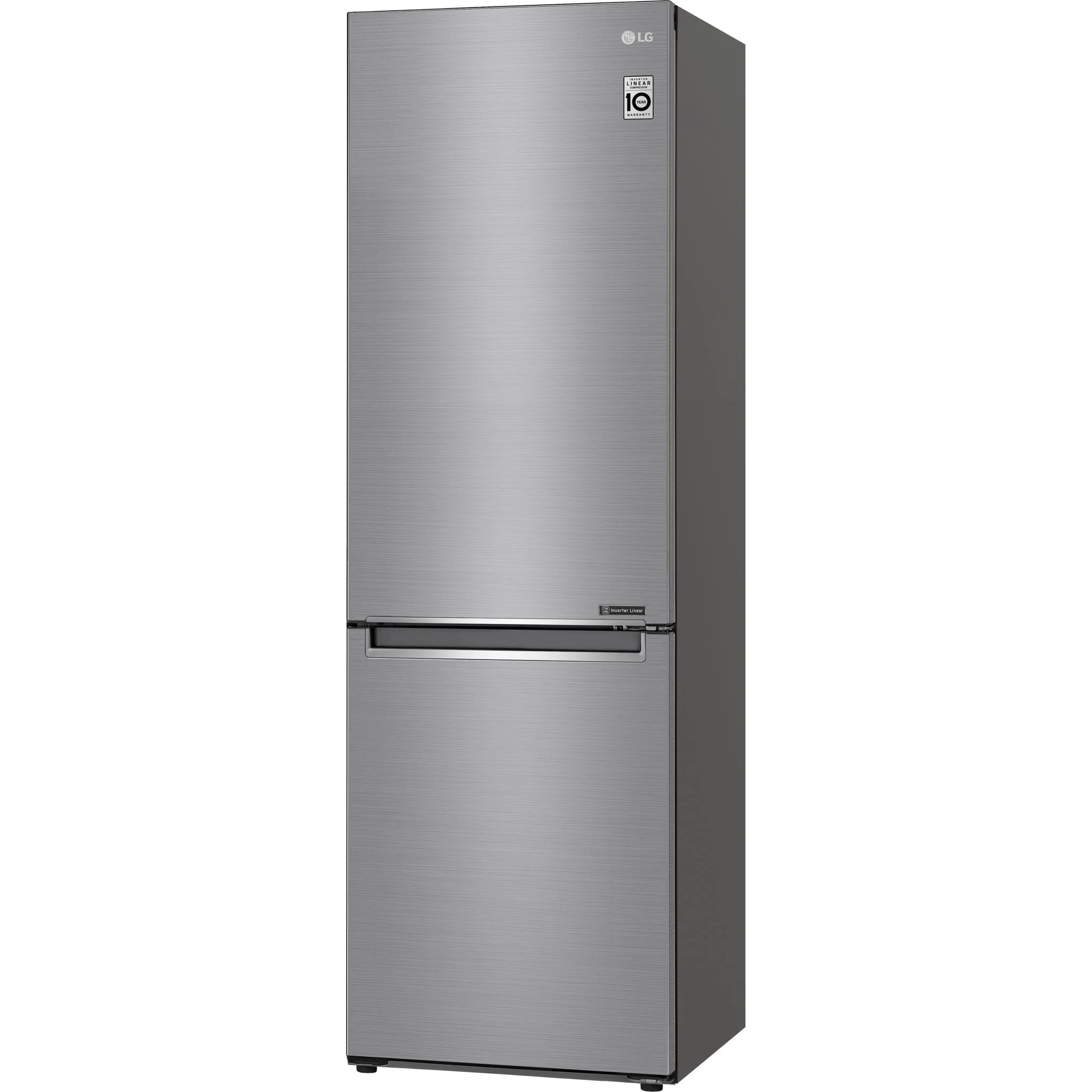 LG 24" Counter Depth Bottom Freezer Refrigerator with DoorCooling+, 12 cu. ft. - Platinum Silver (LBNC12231V) - Image 3