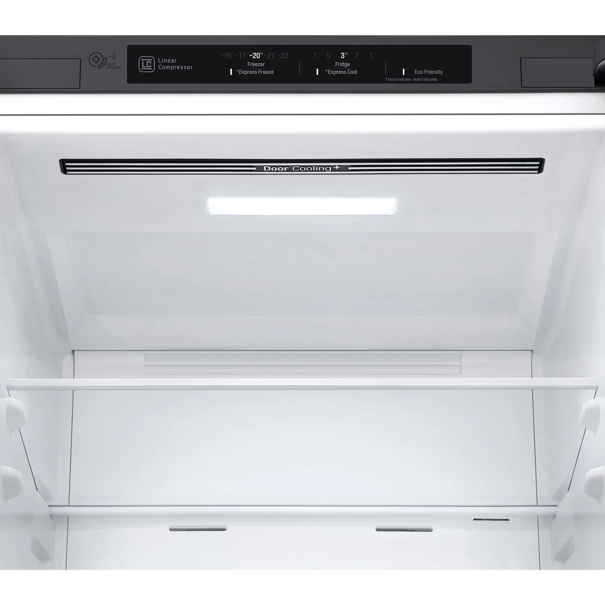 LG 24" Counter Depth Bottom Freezer Refrigerator with DoorCooling+, 12 cu. ft. - Platinum Silver (LBNC12231V) - Image 8