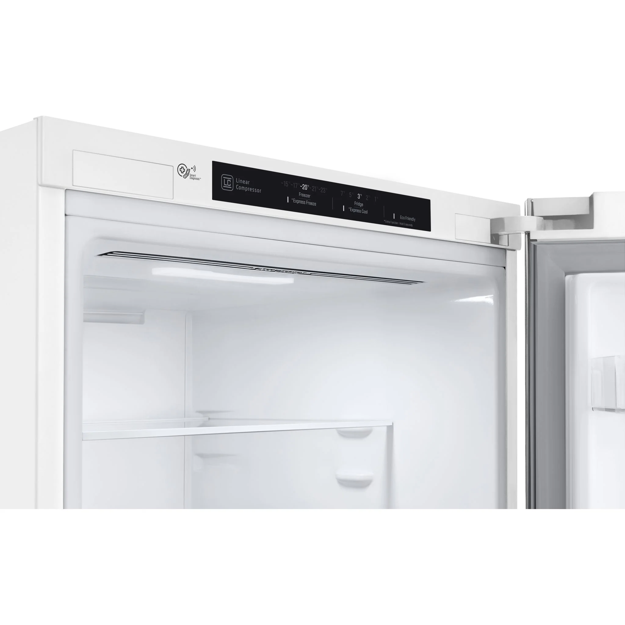 LG 24" Counter Depth Bottom Freezer Refrigerator with DoorCooling+, 12 cu. ft. - White (LBNC12231W) - Image 18