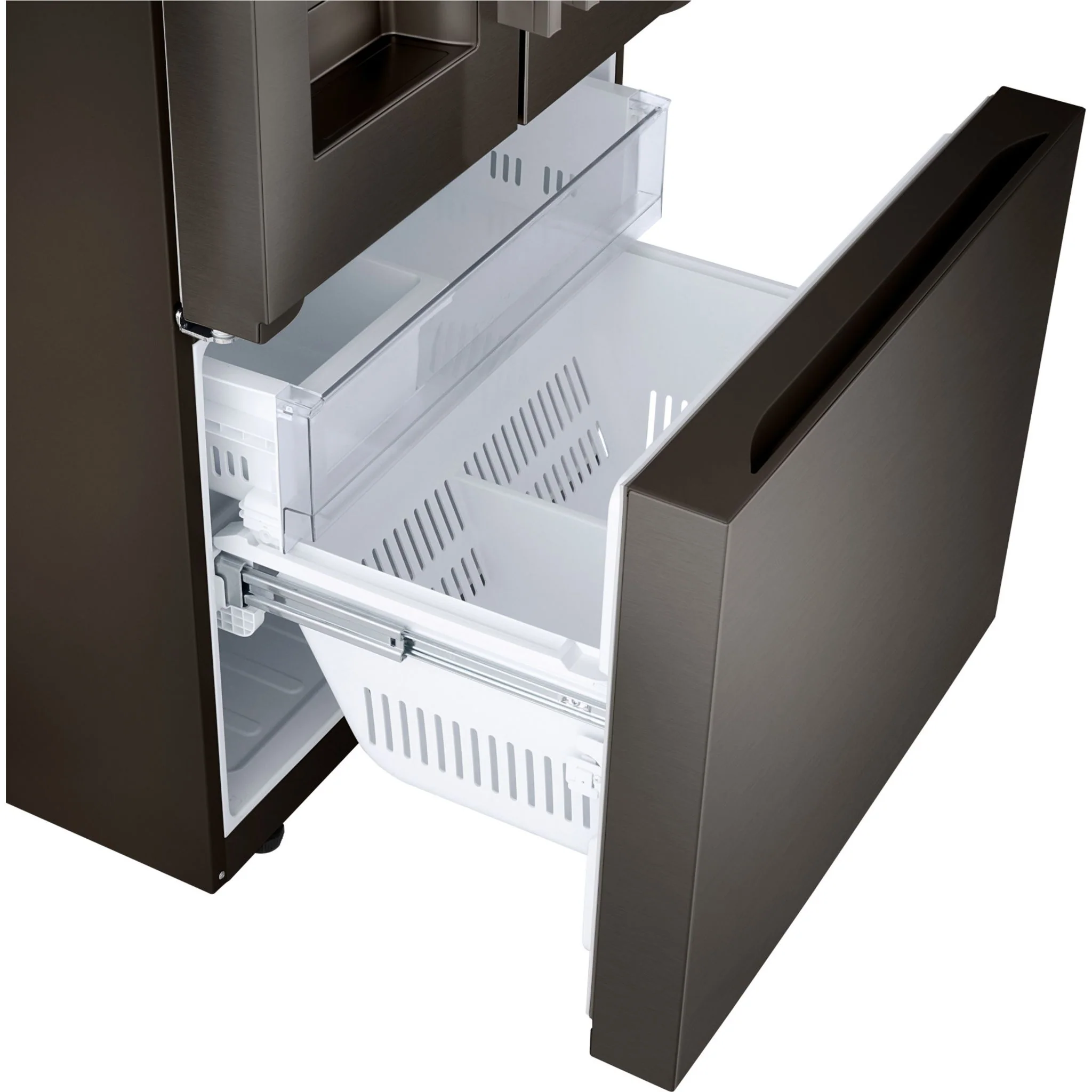 LG 25 cu. ft. 3-Door French Door Refrigerator - PrintProof® Black Stainless Steel (LF25H6330D) - Image 14