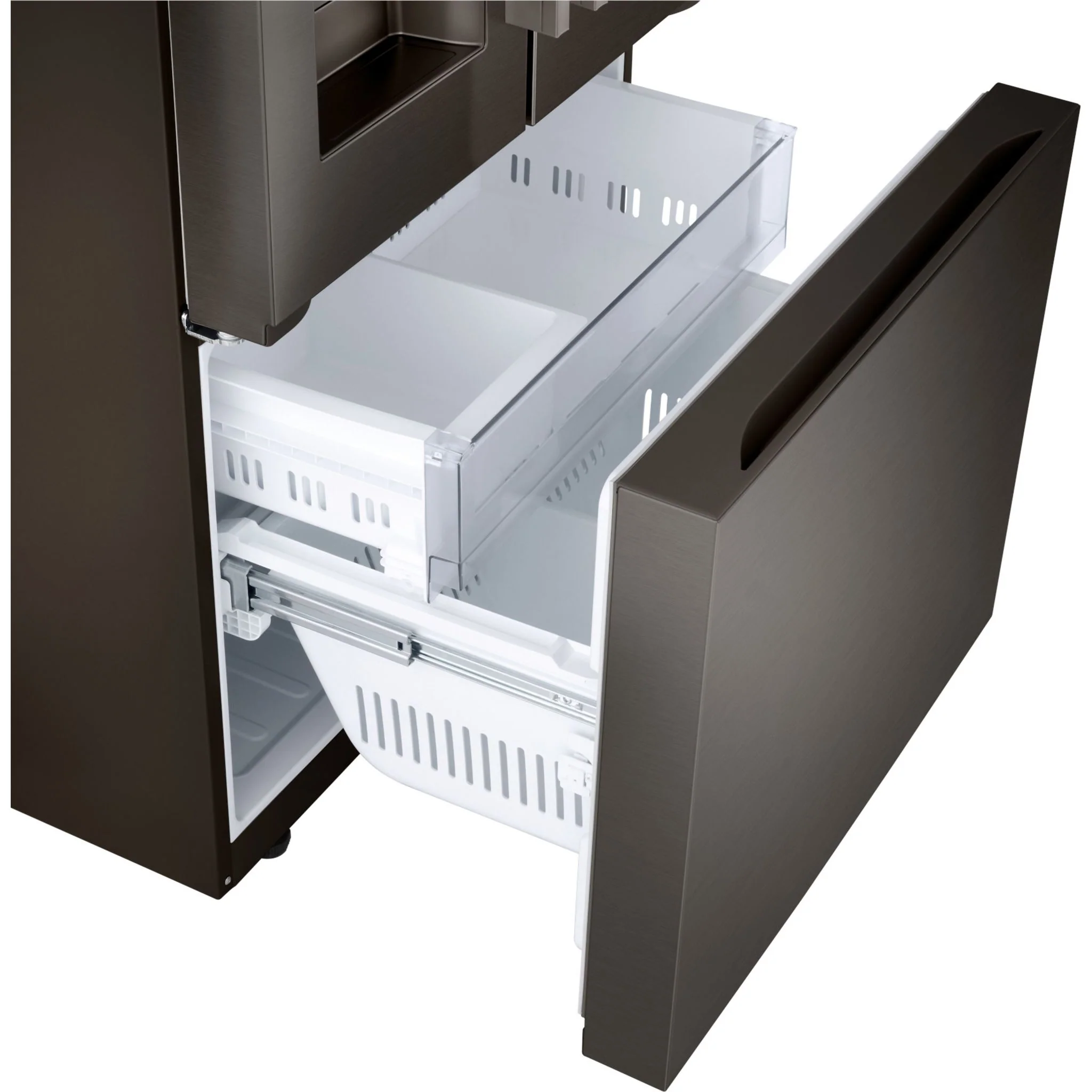LG 25 cu. ft. 3-Door French Door Refrigerator - PrintProof® Black Stainless Steel (LF25H6330D) - Image 20