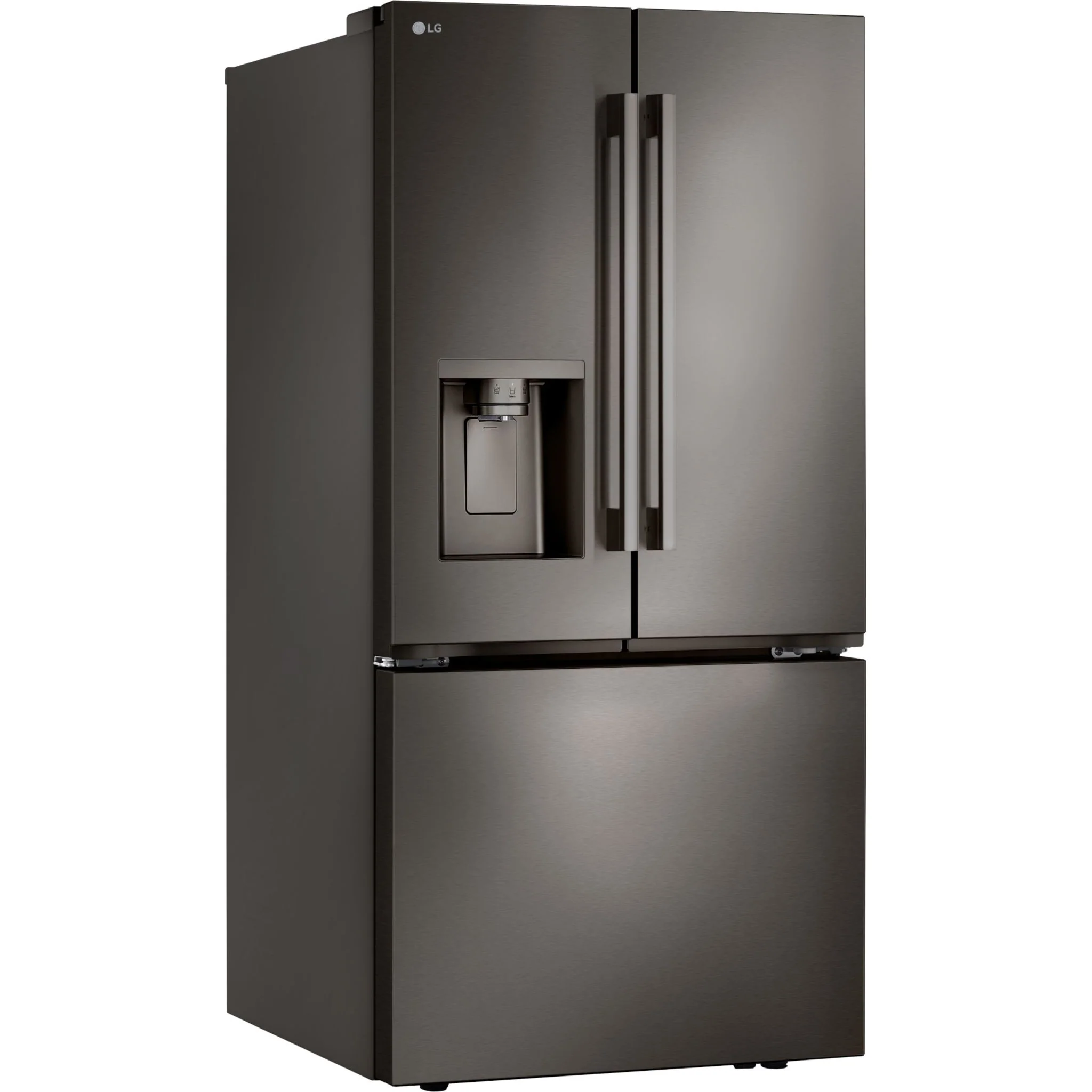 LG 25 cu. ft. 3-Door French Door Refrigerator - PrintProof® Black Stainless Steel (LF25H6330D) - Image 4