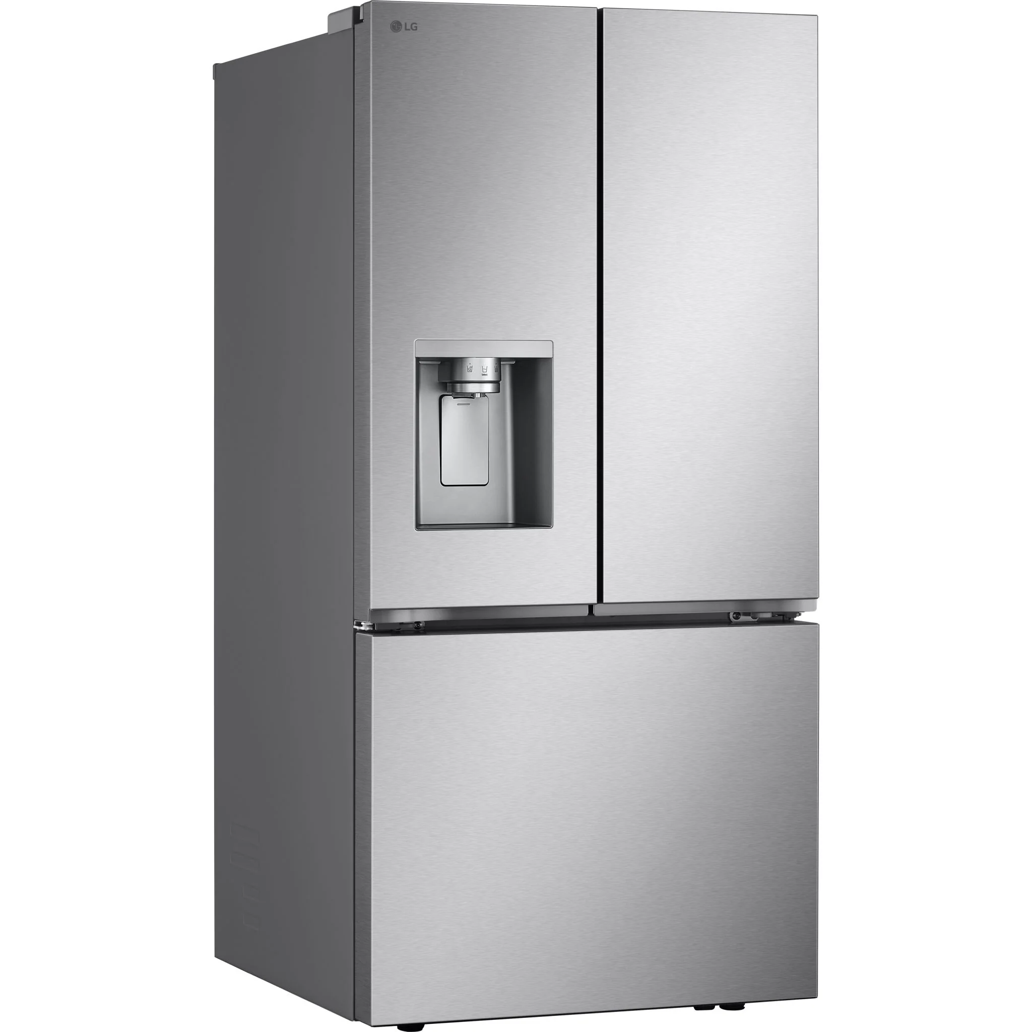 LG 25 cu. ft. French 3-Door Standard-Depth Refrigerator with Dual Ice Makers - Stainless (LF25S6330S) - Image 2